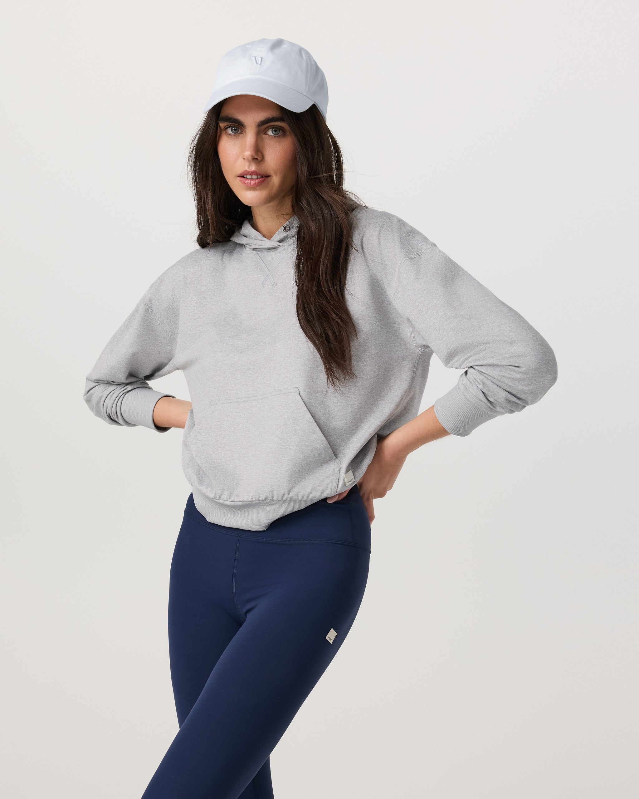 Halo Modern Pullover Hoodie | Pale Heather Grey - Image 4