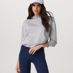 Halo Modern Pullover Hoodie | Pale Heather Grey