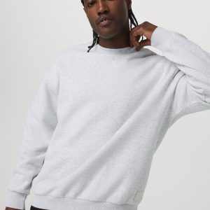 Restore Oversized Crew 2.0 | Pale Grey Heather