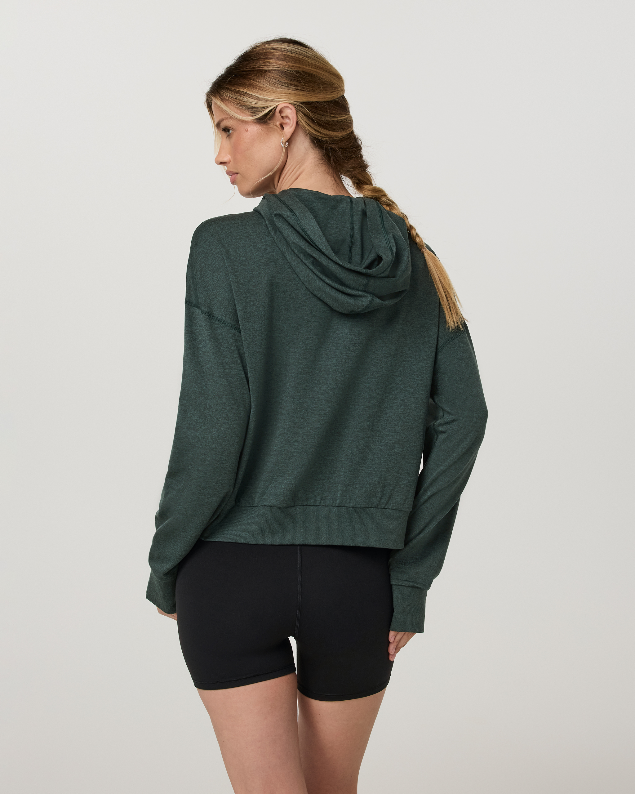 Halo Modern Full Zip Hoodie | Hemlock Heather - Image 3