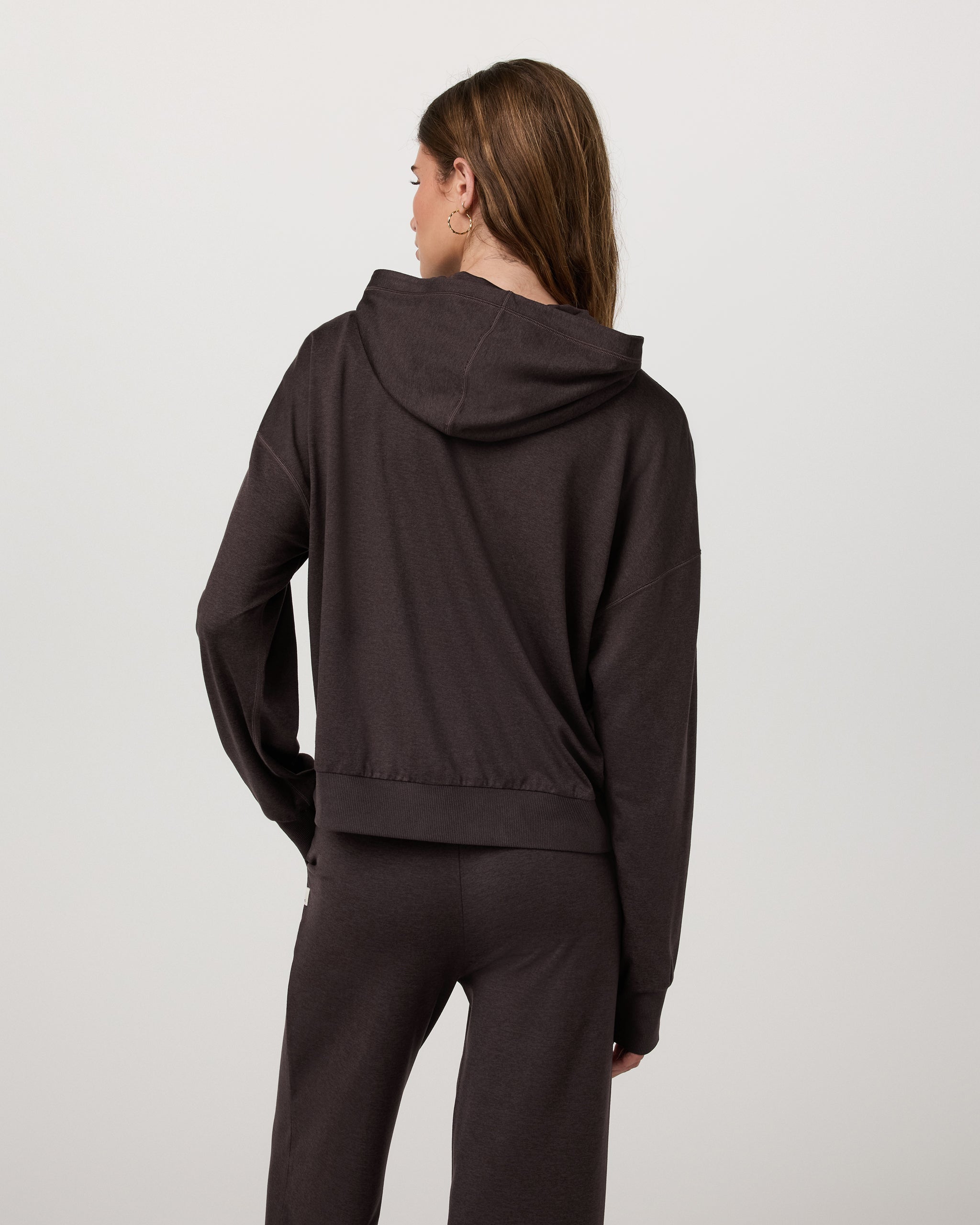 Halo Modern Full Zip Hoodie | Java Heather - Image 2