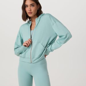 Halo Modern Full Zip Hoodie | Sea Spray Heather