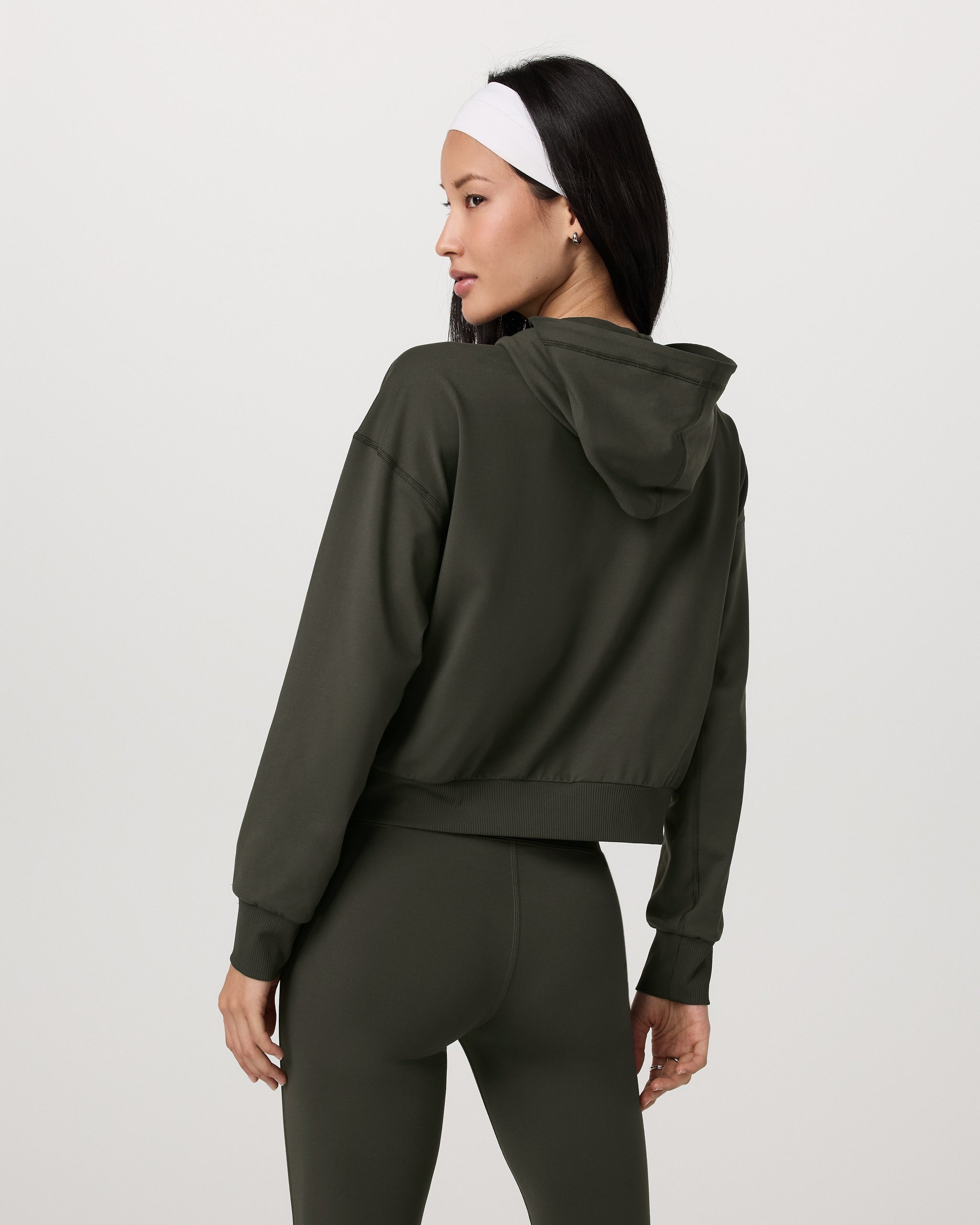 Halo Modern Full Zip Hoodie | Kale - Image 3