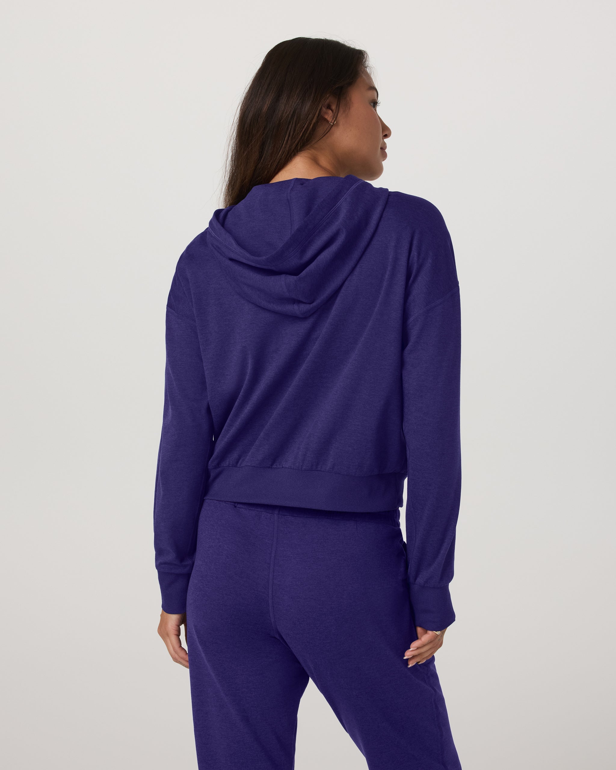 Halo Modern Full Zip Hoodie | Stellar Sky Heather - Image 3