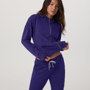 Halo Modern Full Zip Hoodie | Stellar Sky Heather