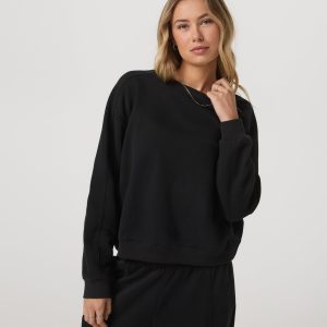 Sedona Seams Crew | Black