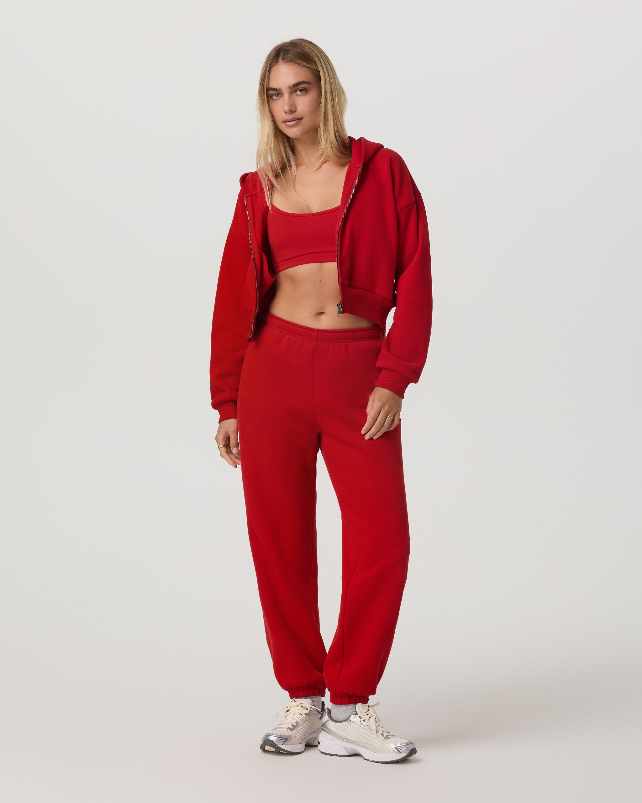 Restore Mini Full Zip Hoodie | Cherry - Image 2