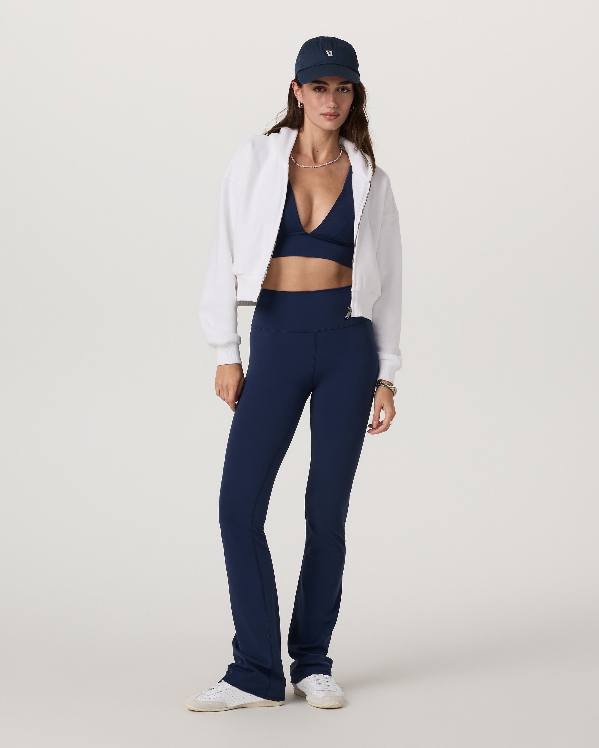 Restore Mini Full Zip Hoodie | White - Image 5