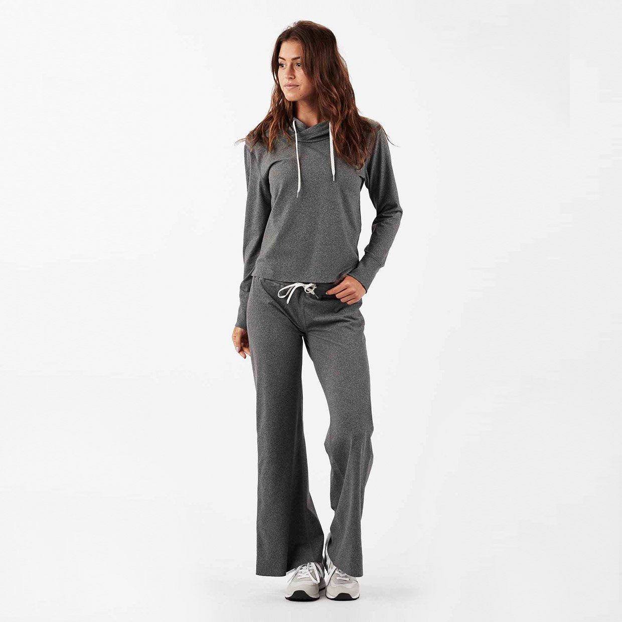 Sequoia Crop Hoodie | Heather Grey - Image 2