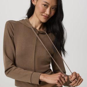 Compose Full Zip Hoodie | Espresso