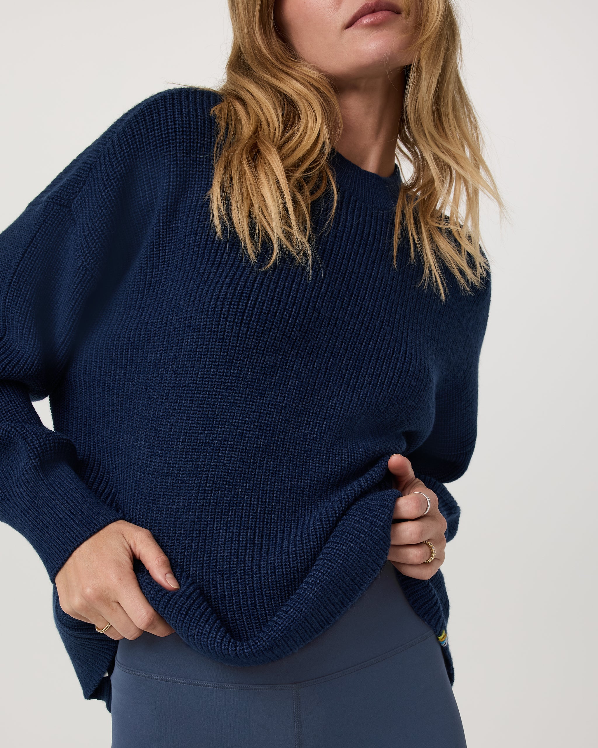 Alps Classic Crew Sweater | Blue Coast - Image 2