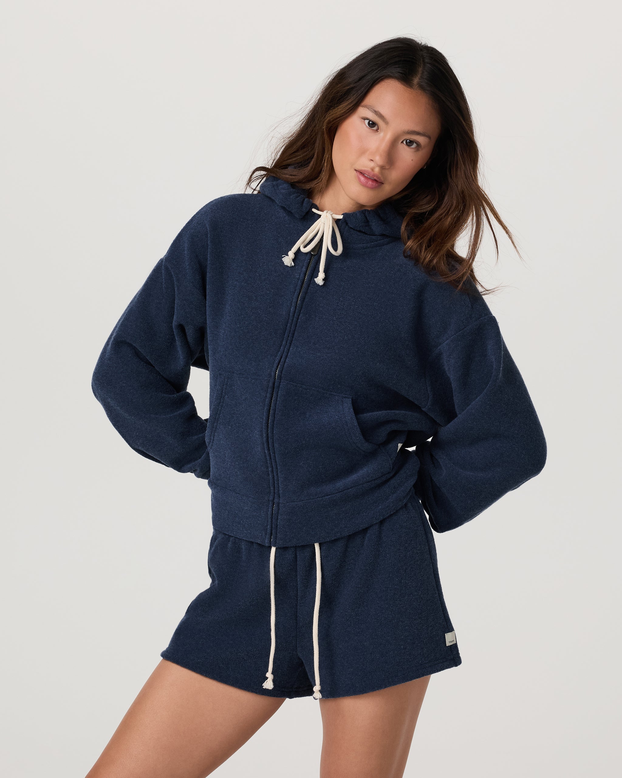 Beach Fleece Zip Up | Blue Coast - Image 2
