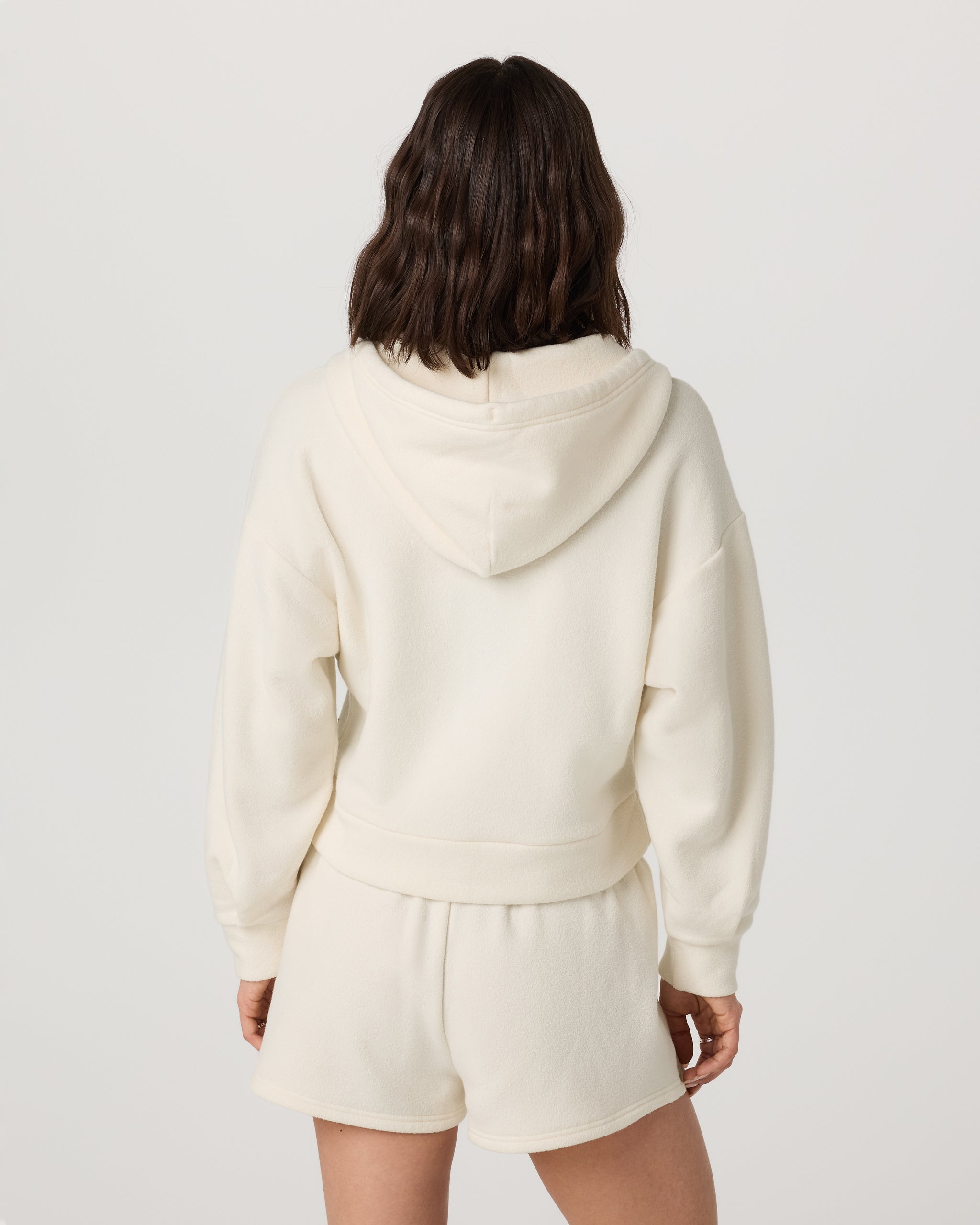 Beach Fleece Zip Up | Natural - Image 3