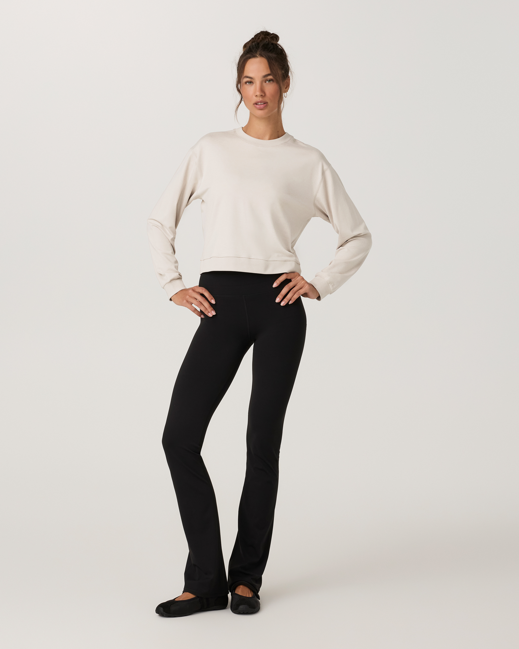 Halo Modern Crew | Ecru Heather - Image 4