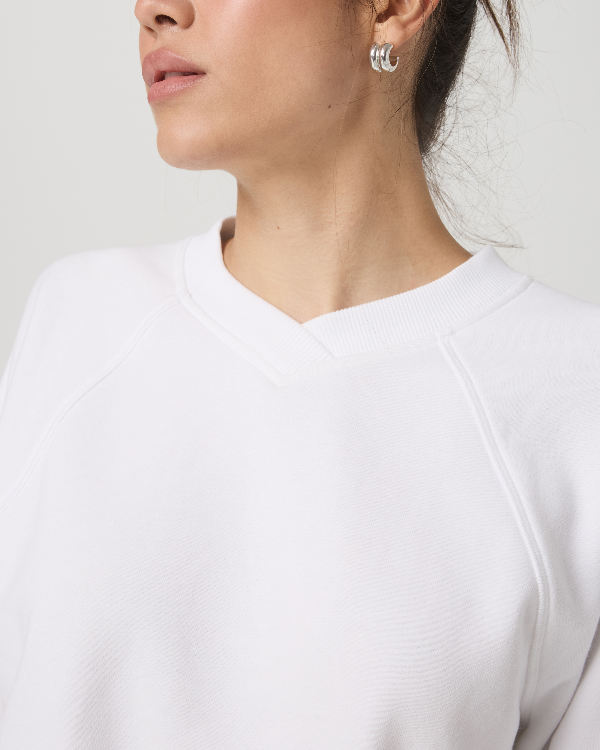 Sedona V-Neck Pullover | White - Image 4