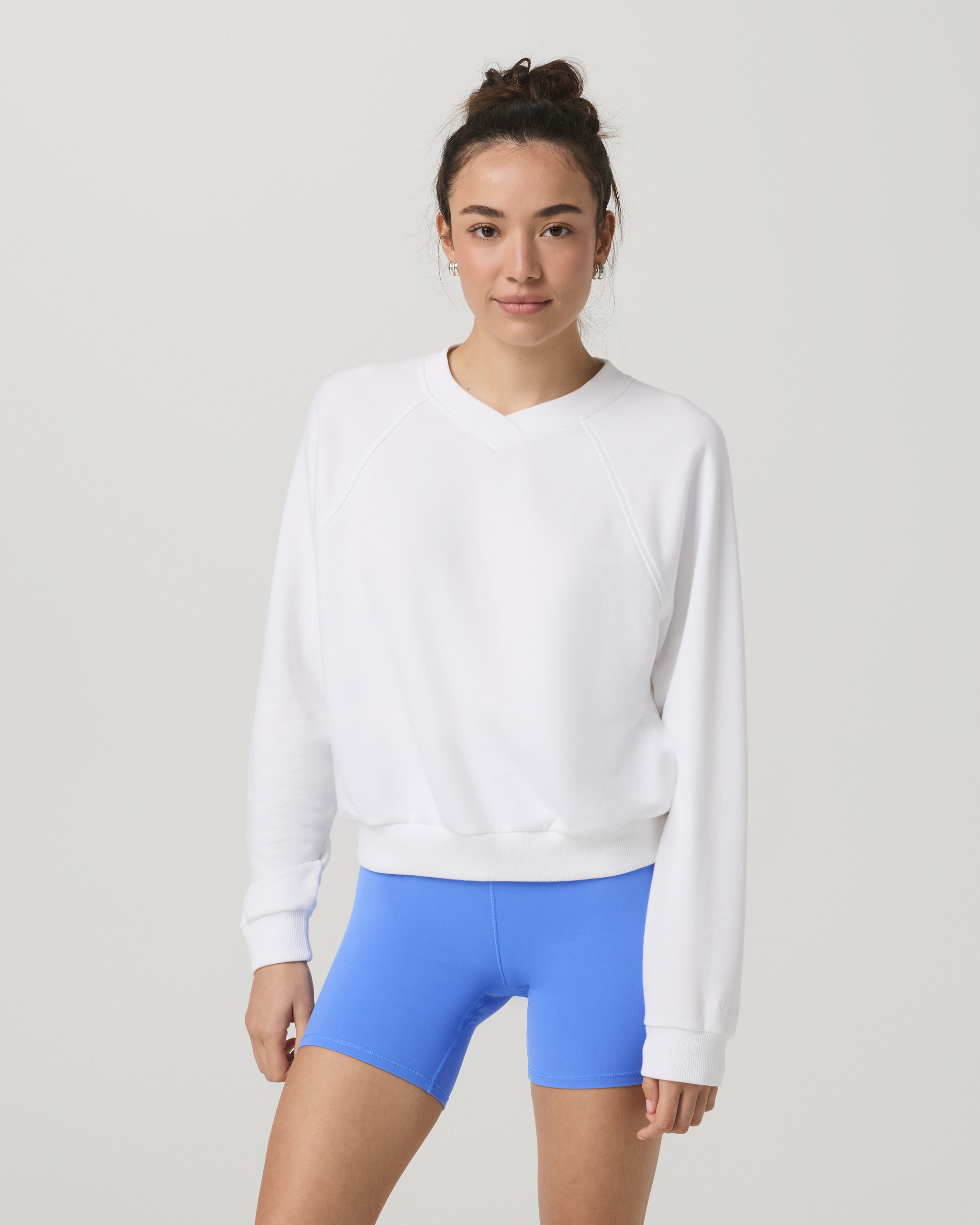 Sedona V-Neck Pullover | White - Image 2