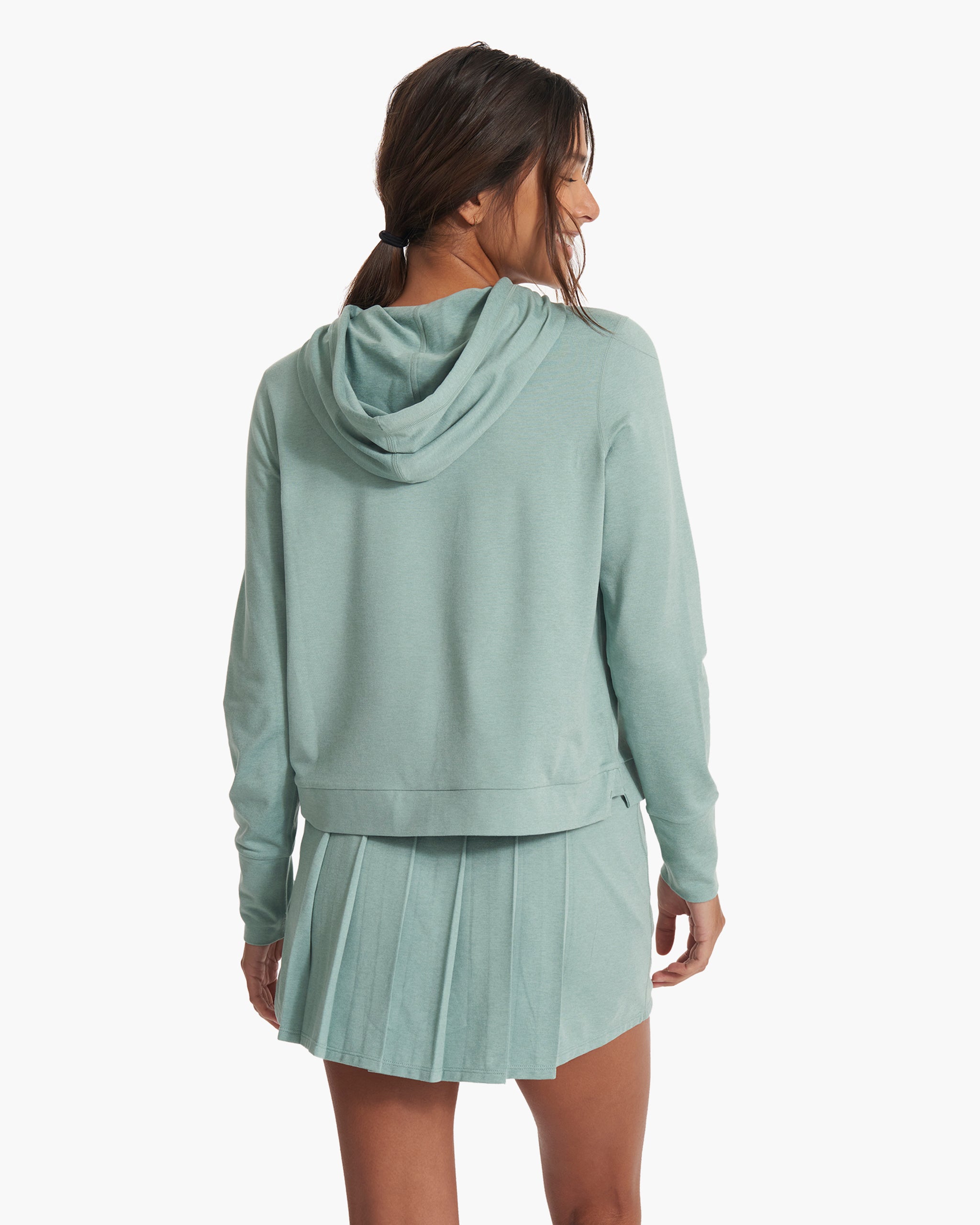 Halo Essential Hoodie | Celery Heather - Image 3