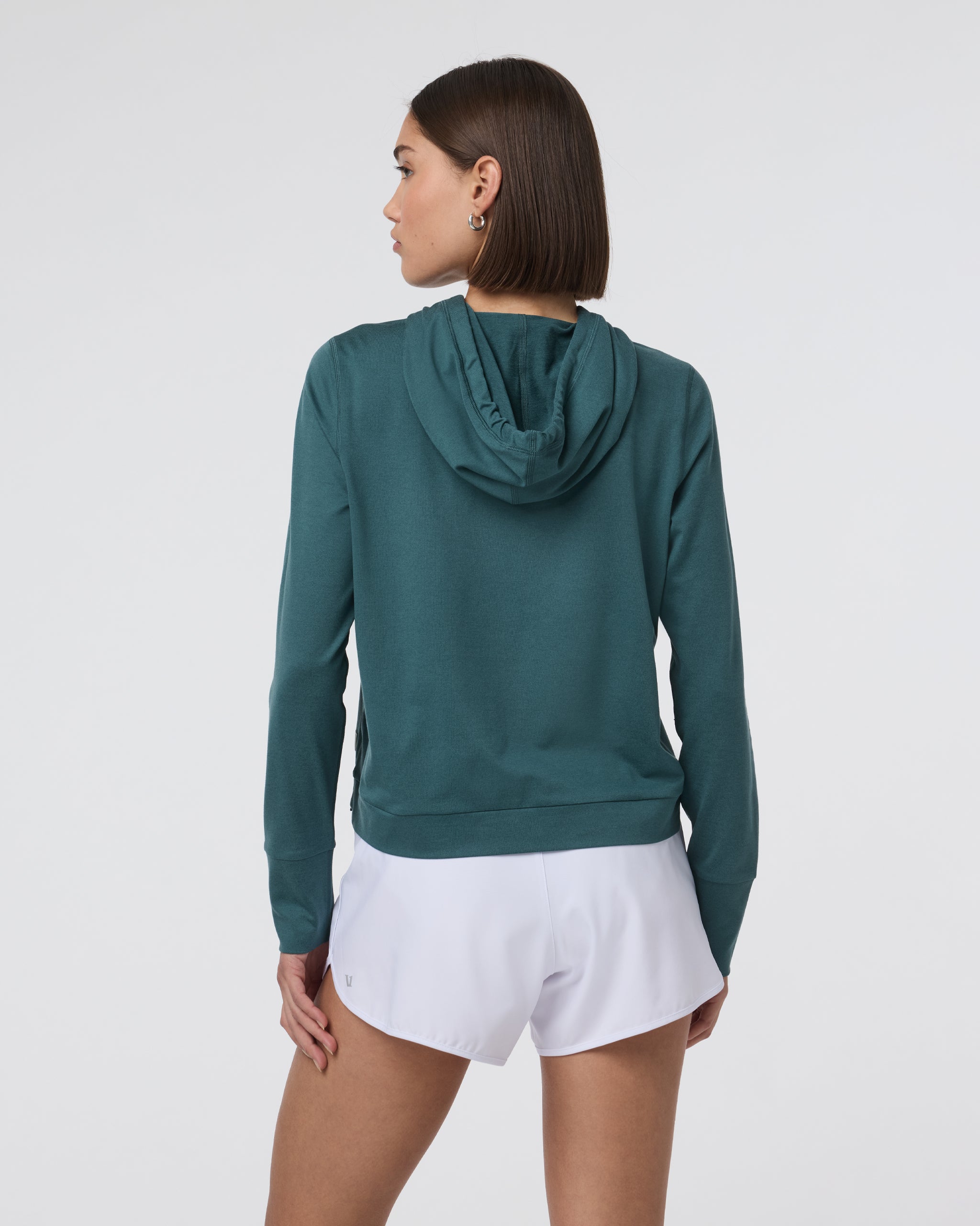 Halo Essential Hoodie | Moss Heather - Image 3