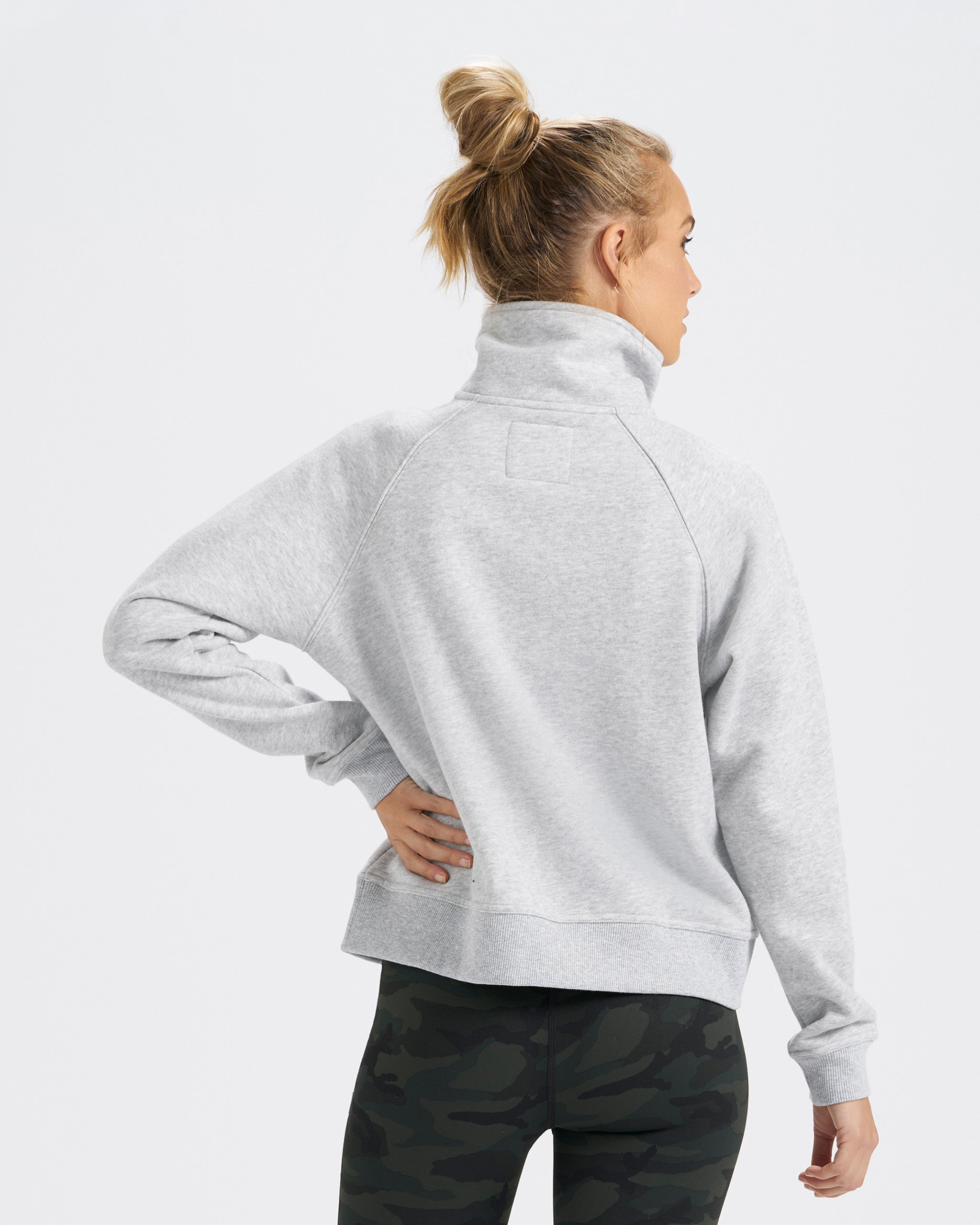 Restore Half Zip | Light Heather Grey - Image 3
