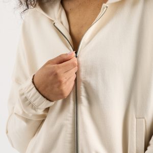 Laguna Zip Hoodie | Natural