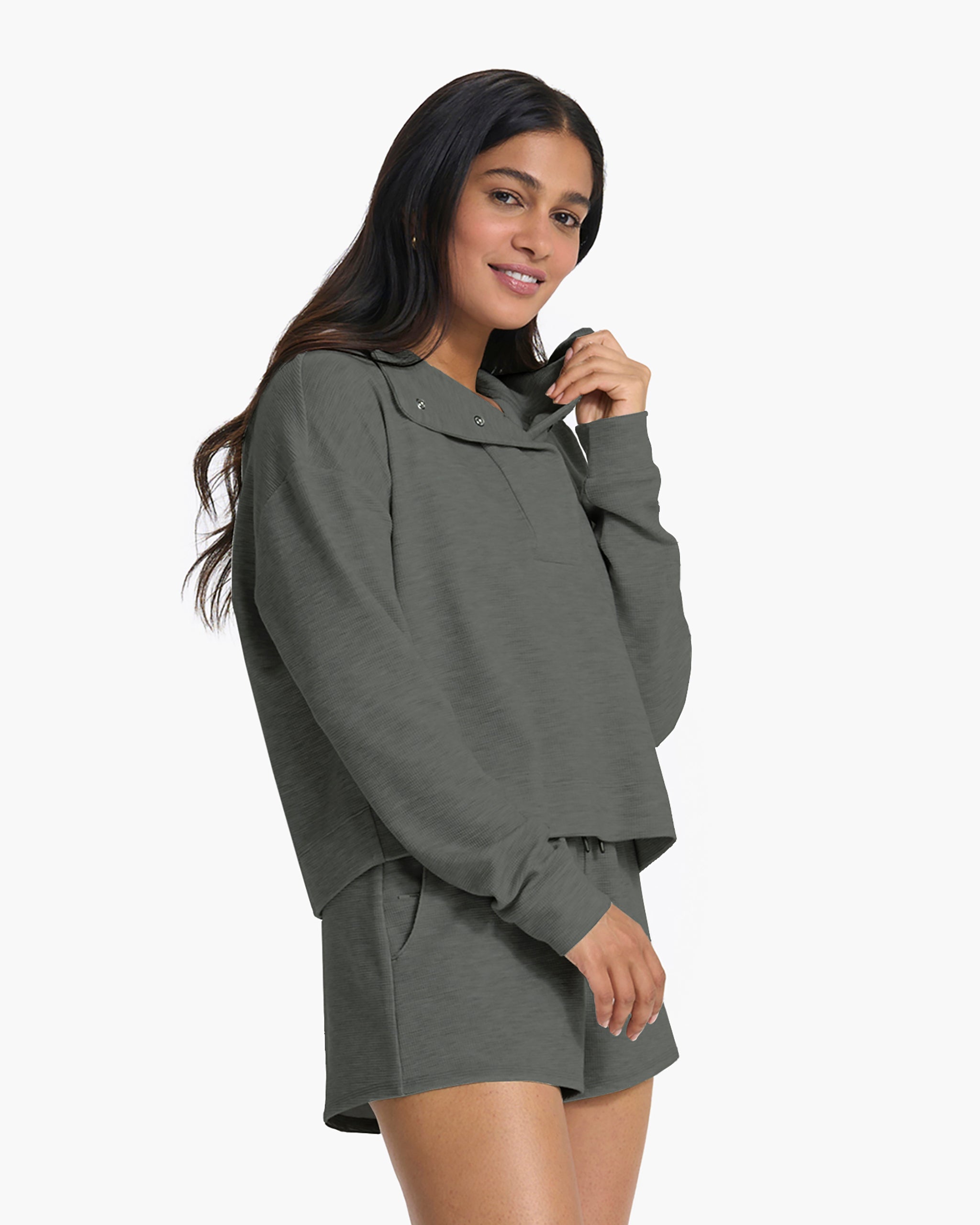 Bayview Thermal Hoodie | Shale - Image 4