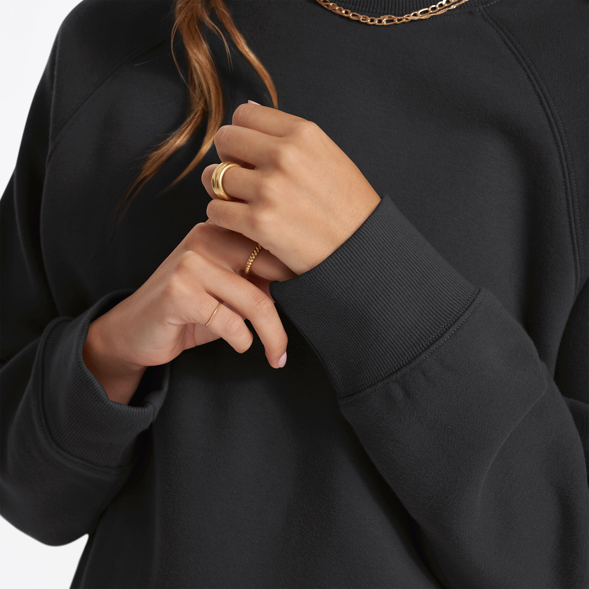 Restore Oversized Crew | Washed Black - Image 3