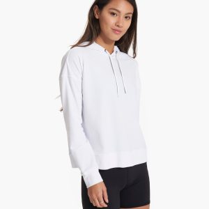 Terry UPF Hoodie | White