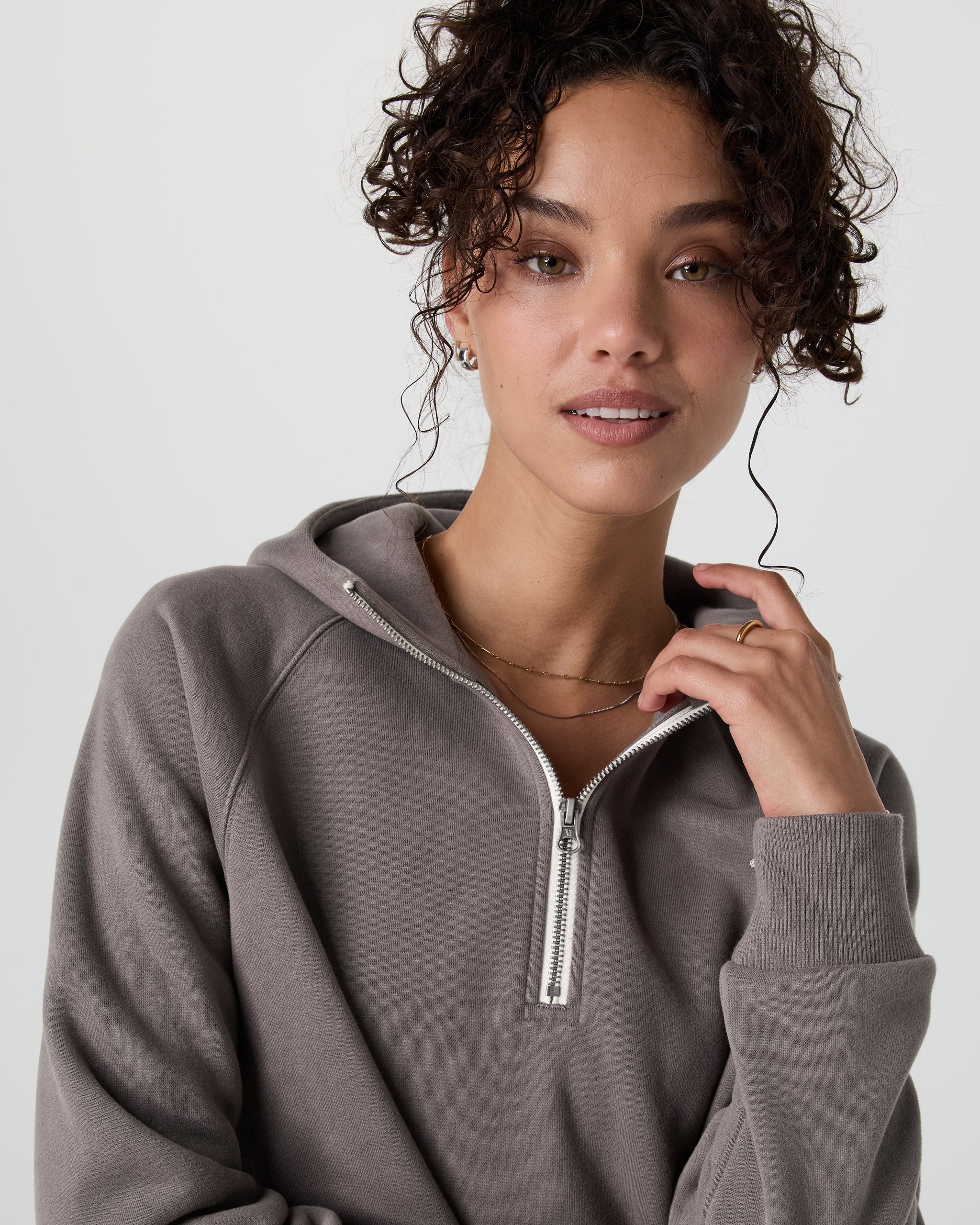 Restore Half Zip Hoodie | Chia - Image 2