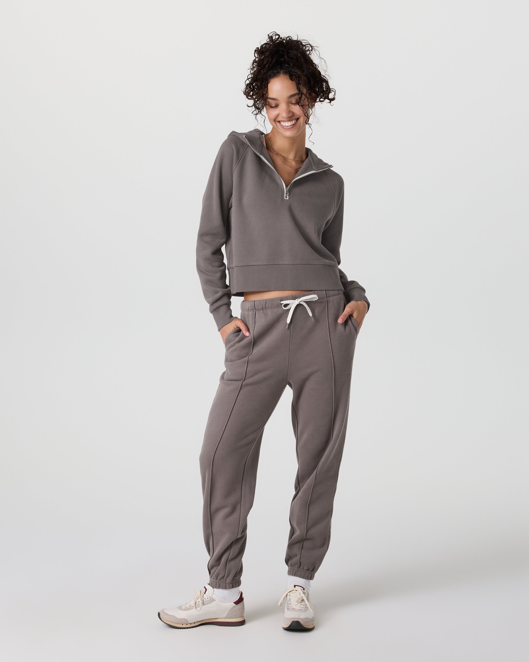 Restore Half Zip Hoodie | Chia - Image 4