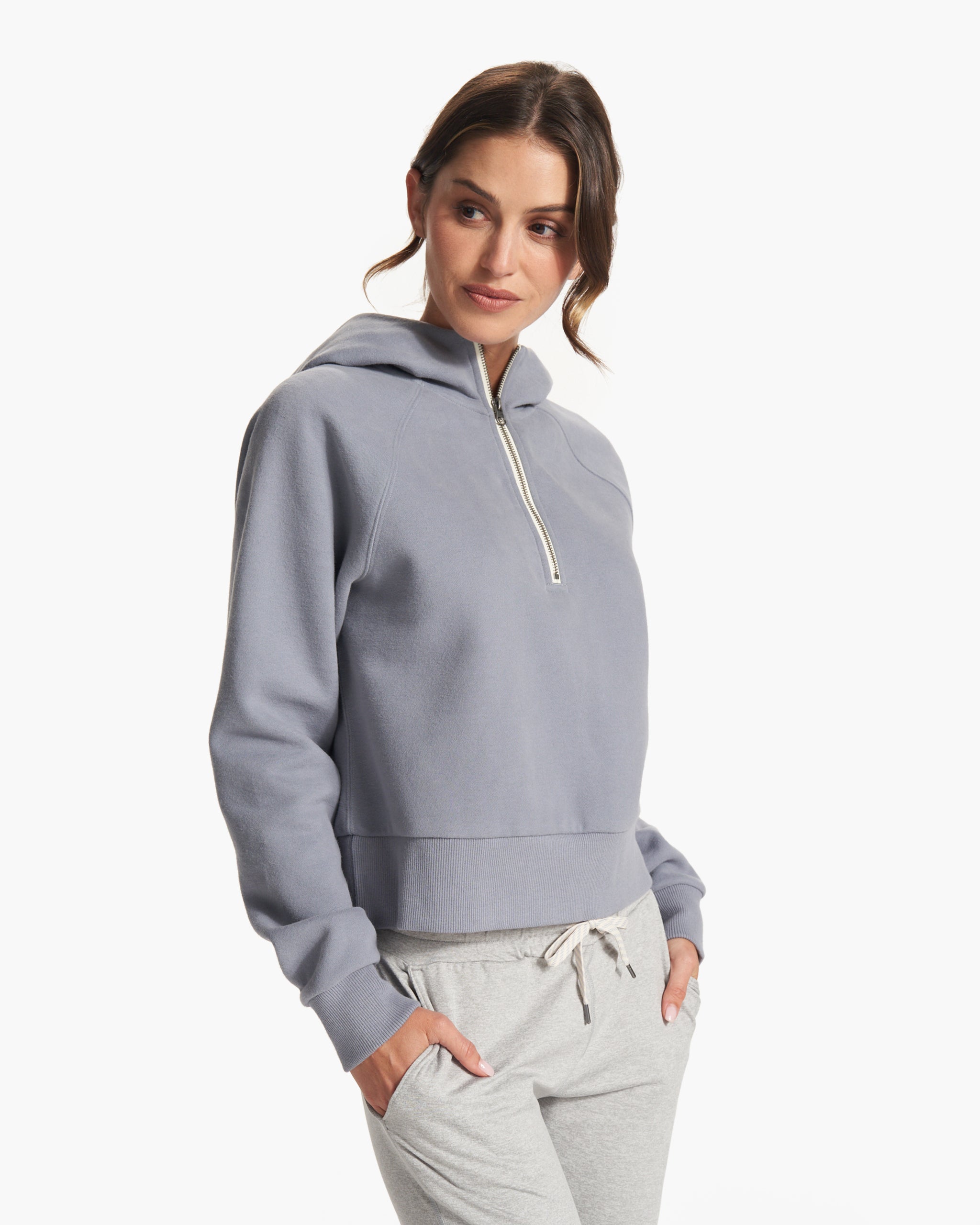 Restore Half Zip Hoodie | Flint - Image 4