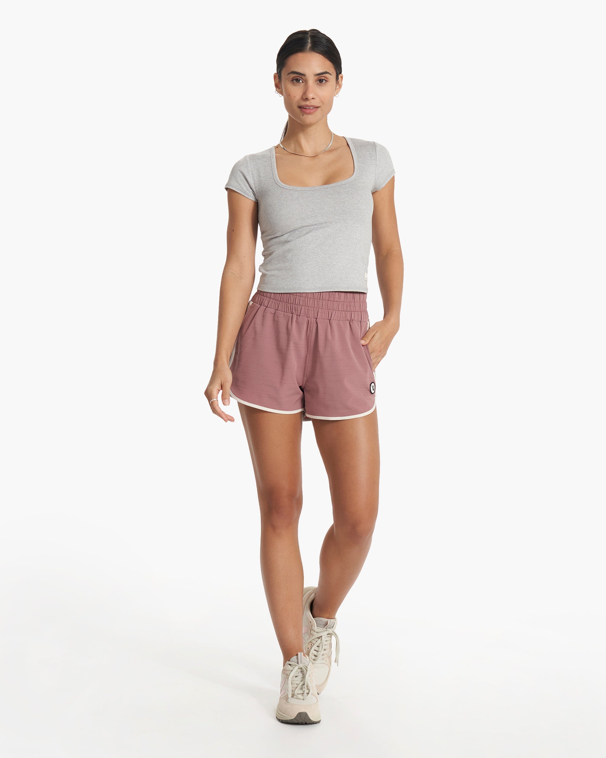 Cardiff Short | Marsala Color Block - Image 3