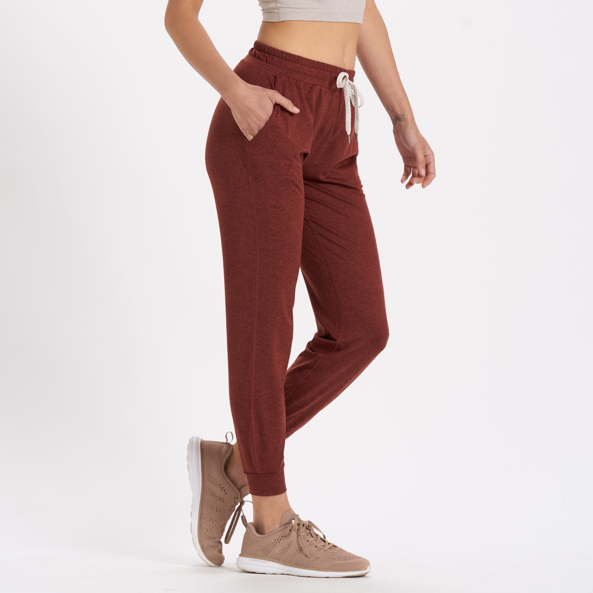 Performance Jogger - Long | Brick Heather - Image 2