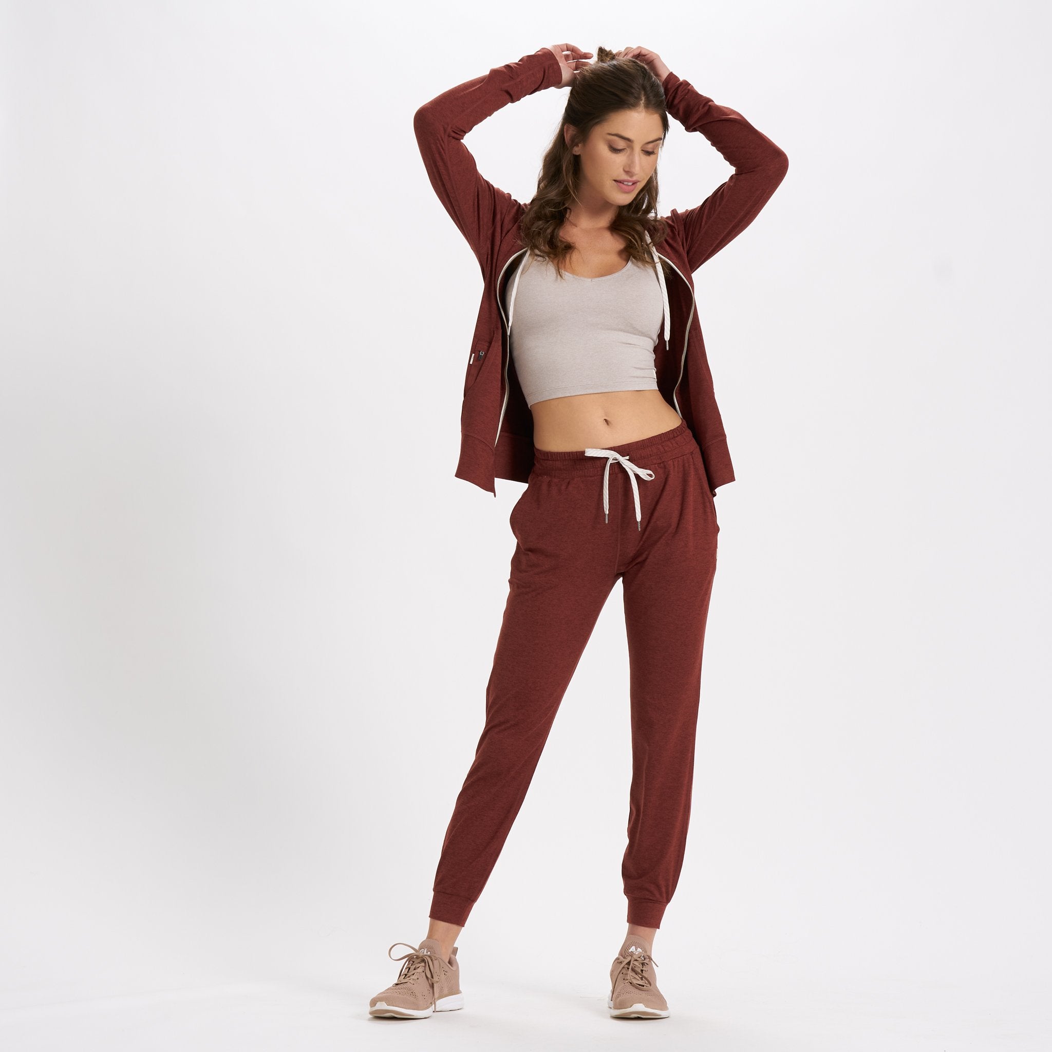 Performance Jogger - Long | Brick Heather - Image 4