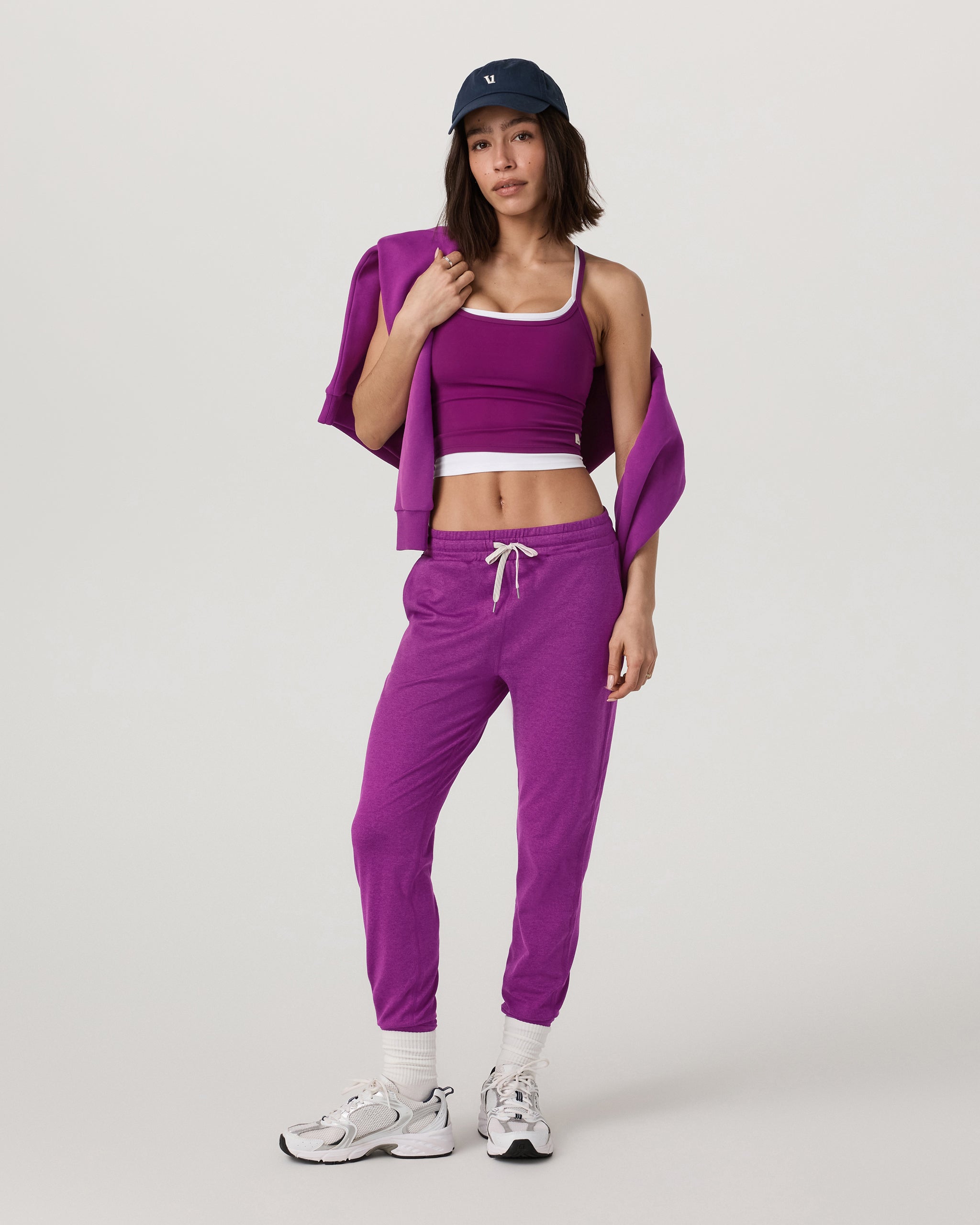 Performance Jogger - Long | Magenta Heather - Image 2