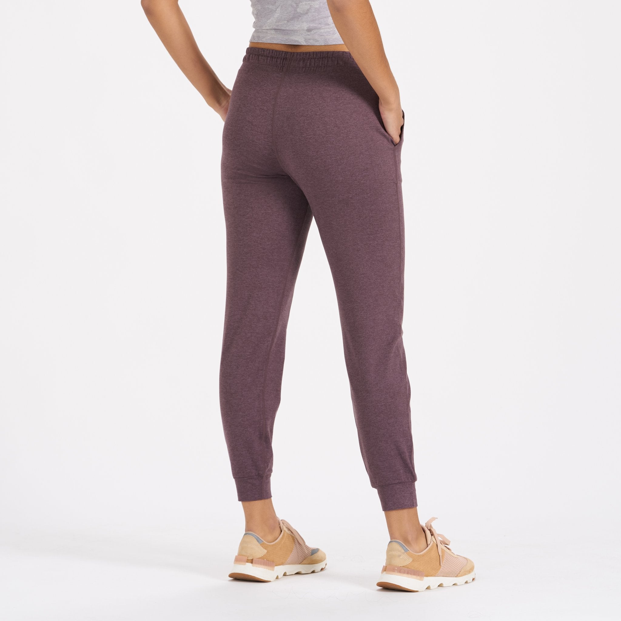 Performance Jogger - Long | Smoked Plum Heather - Image 2