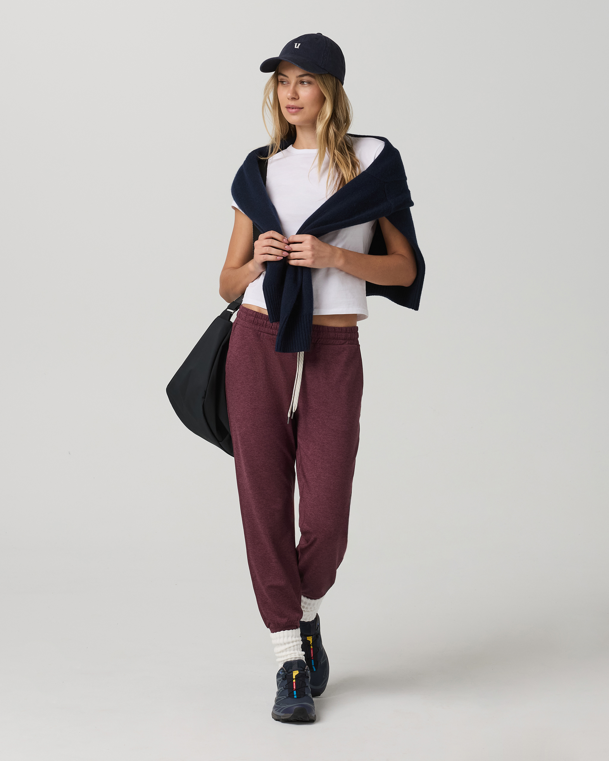 Performance Jogger - Long | Fig Heather - Image 2