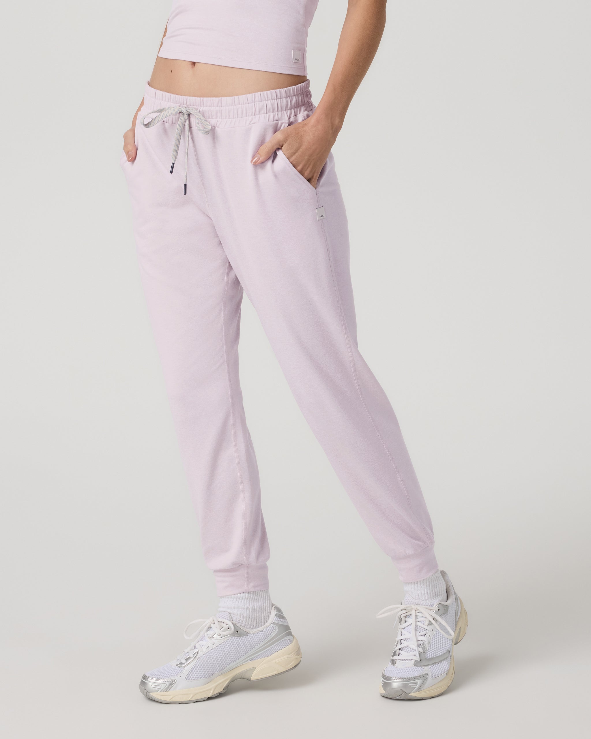Performance Jogger - Long | Lilac Breeze Heather