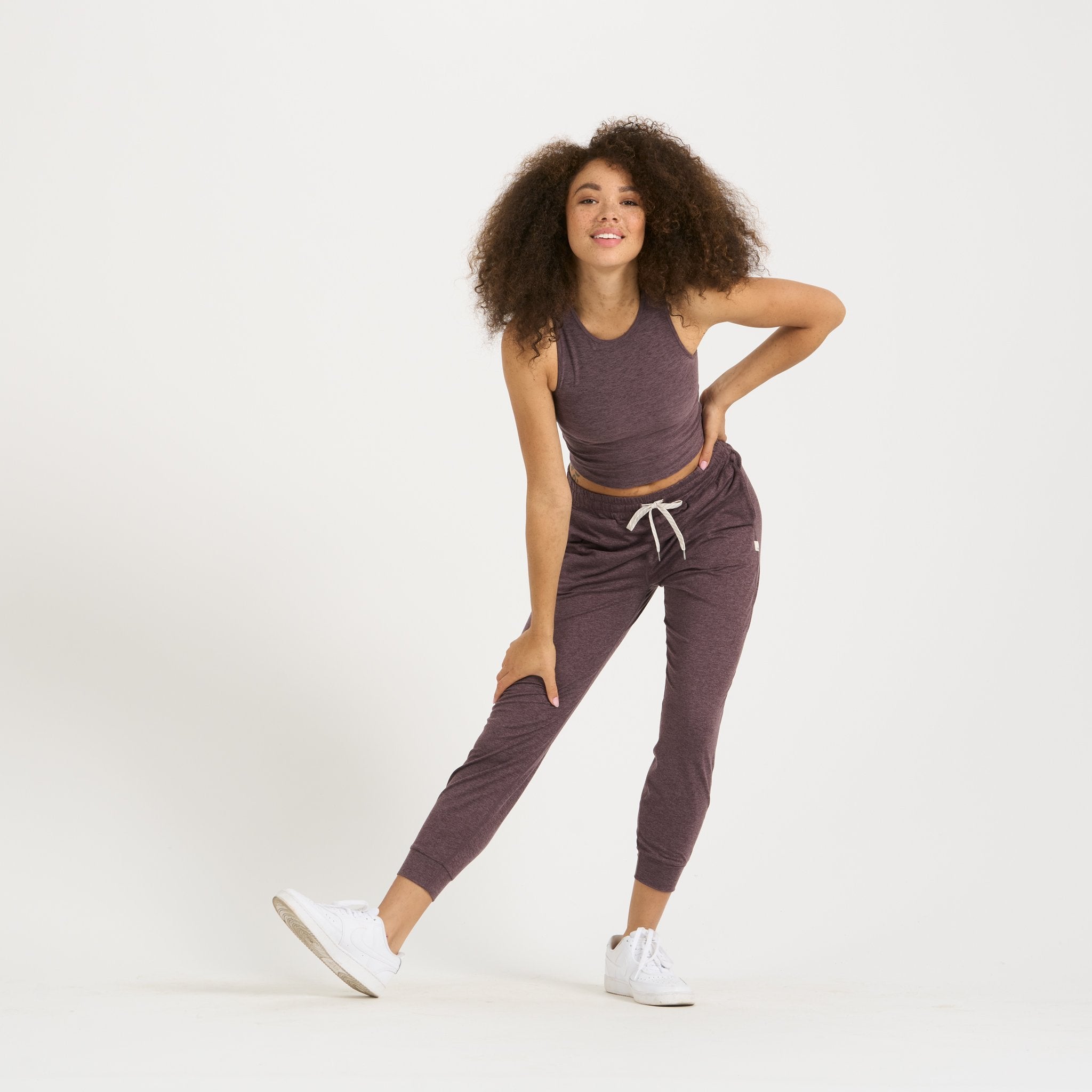 Performance Jogger | Smoked Plum Heather - Image 4