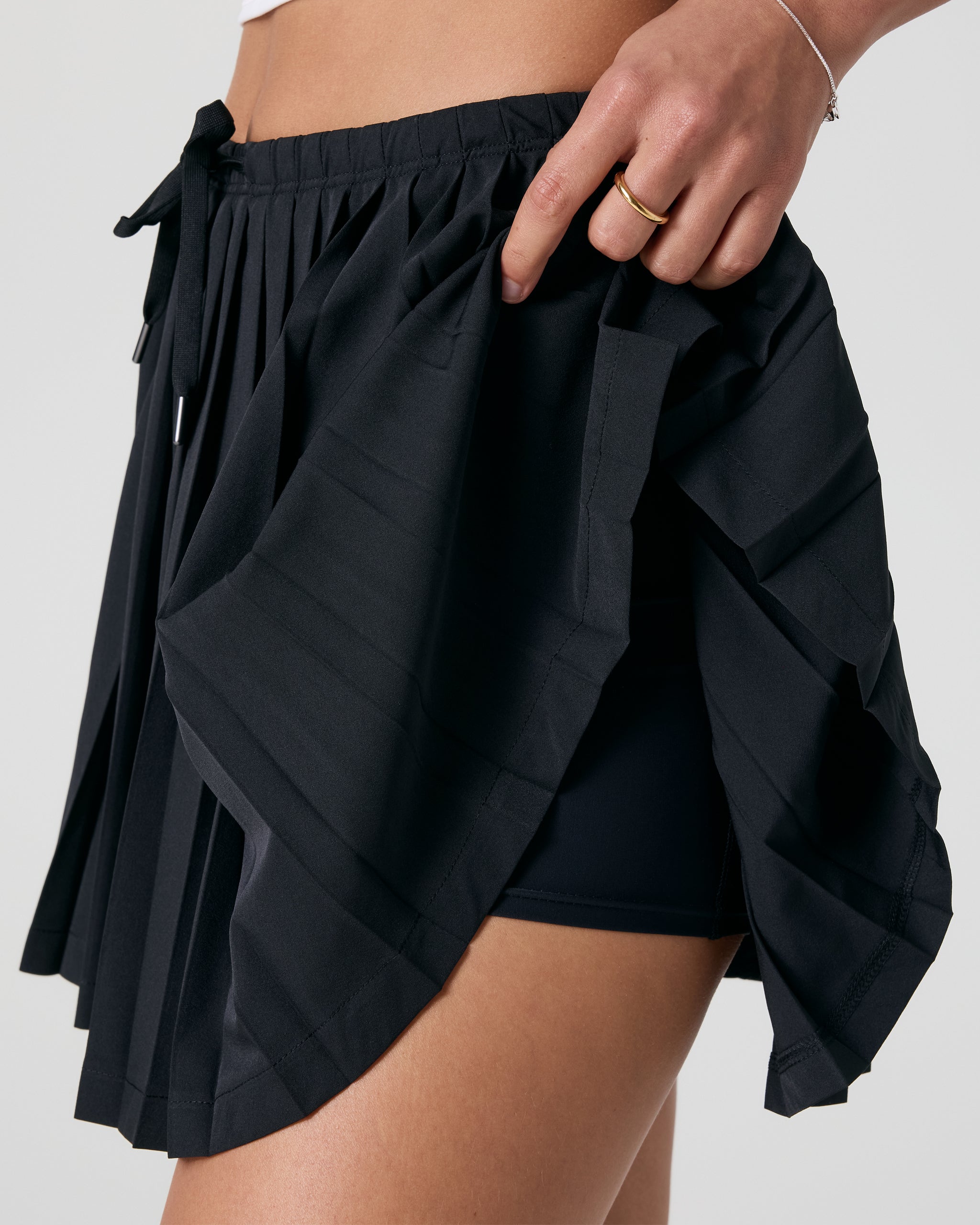 Clementine Pleated Skirt 15 | Black - Image 5