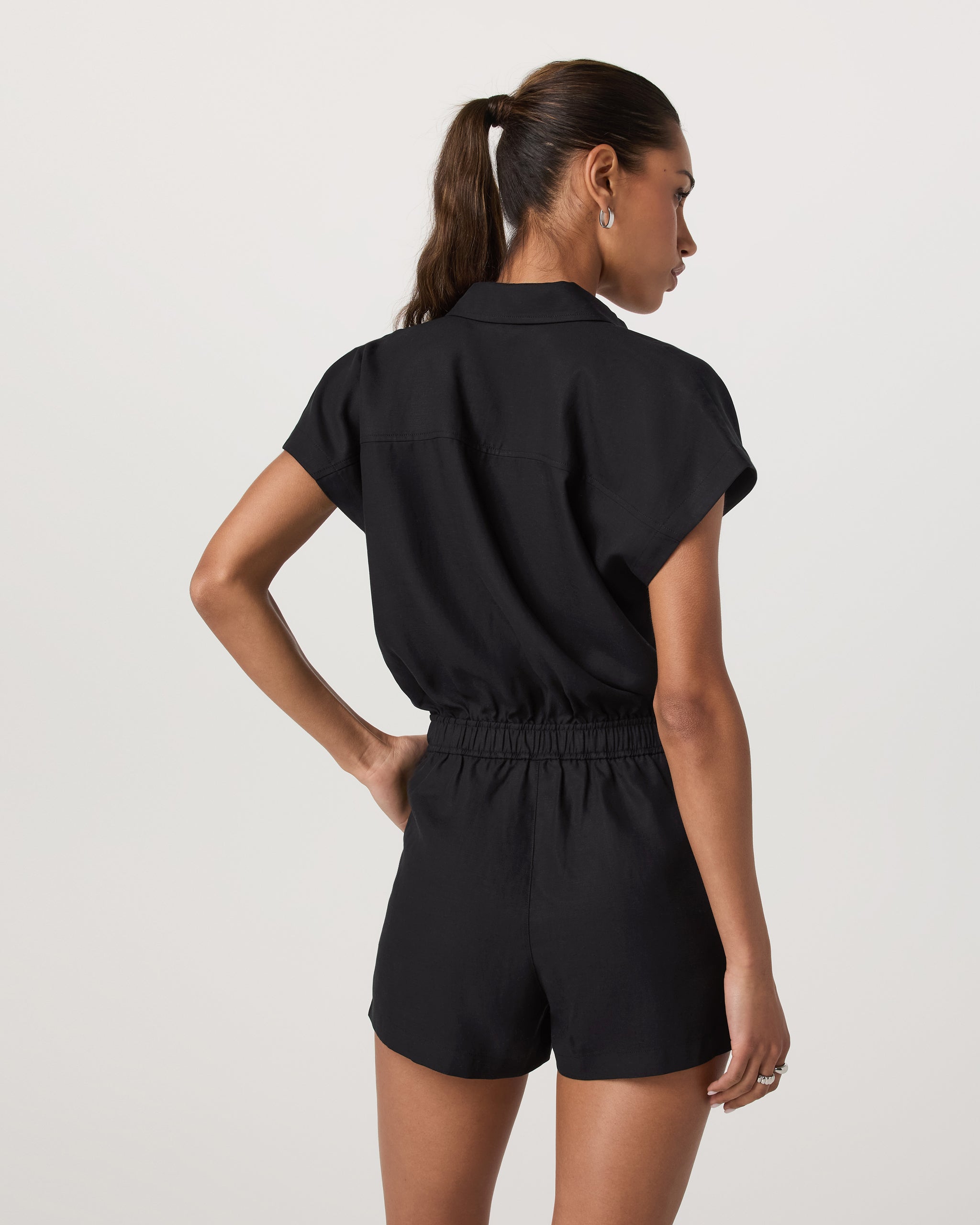 Trestles Twill Romper | Black - Image 3