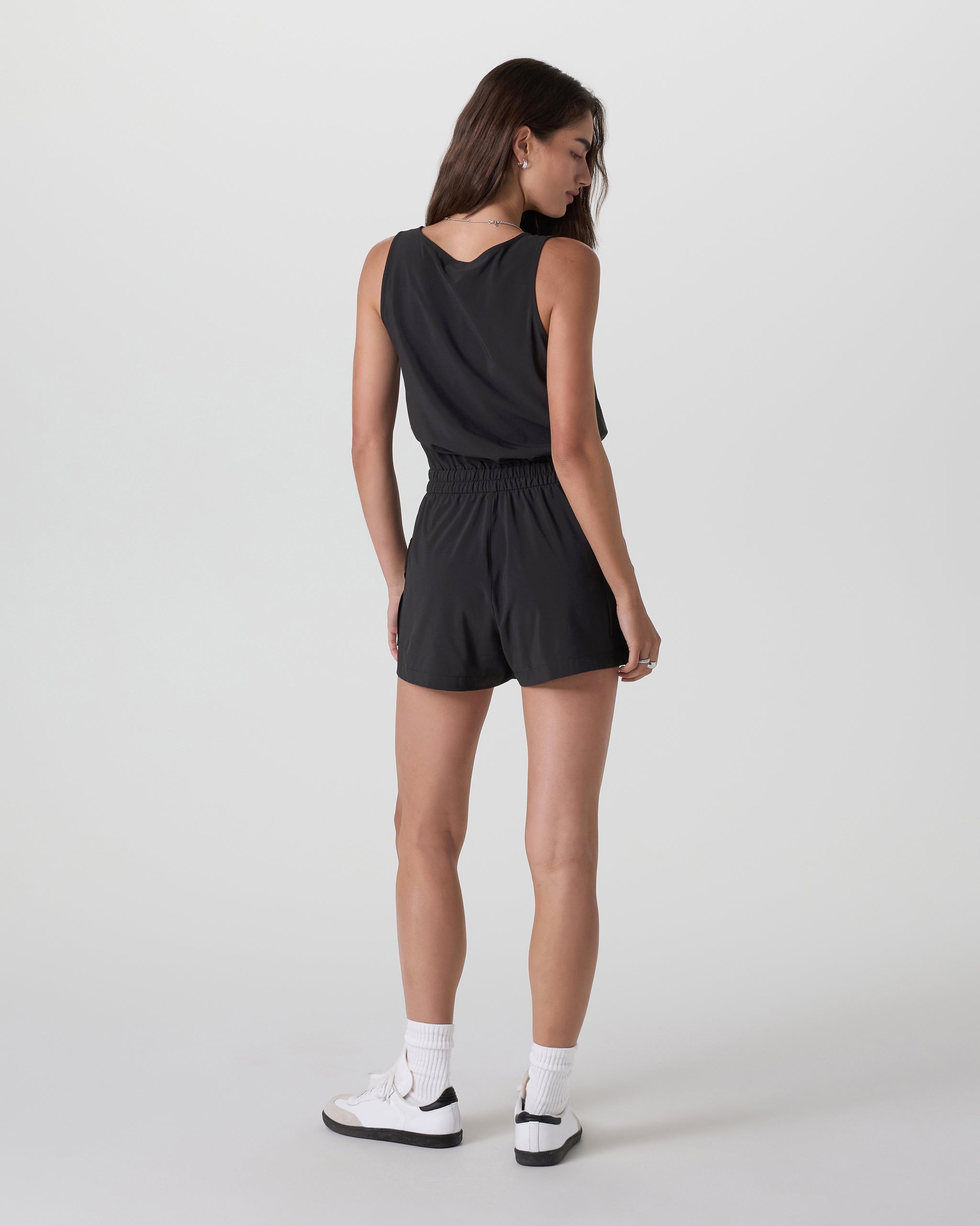 Villa Utility Romper | Black - Image 3
