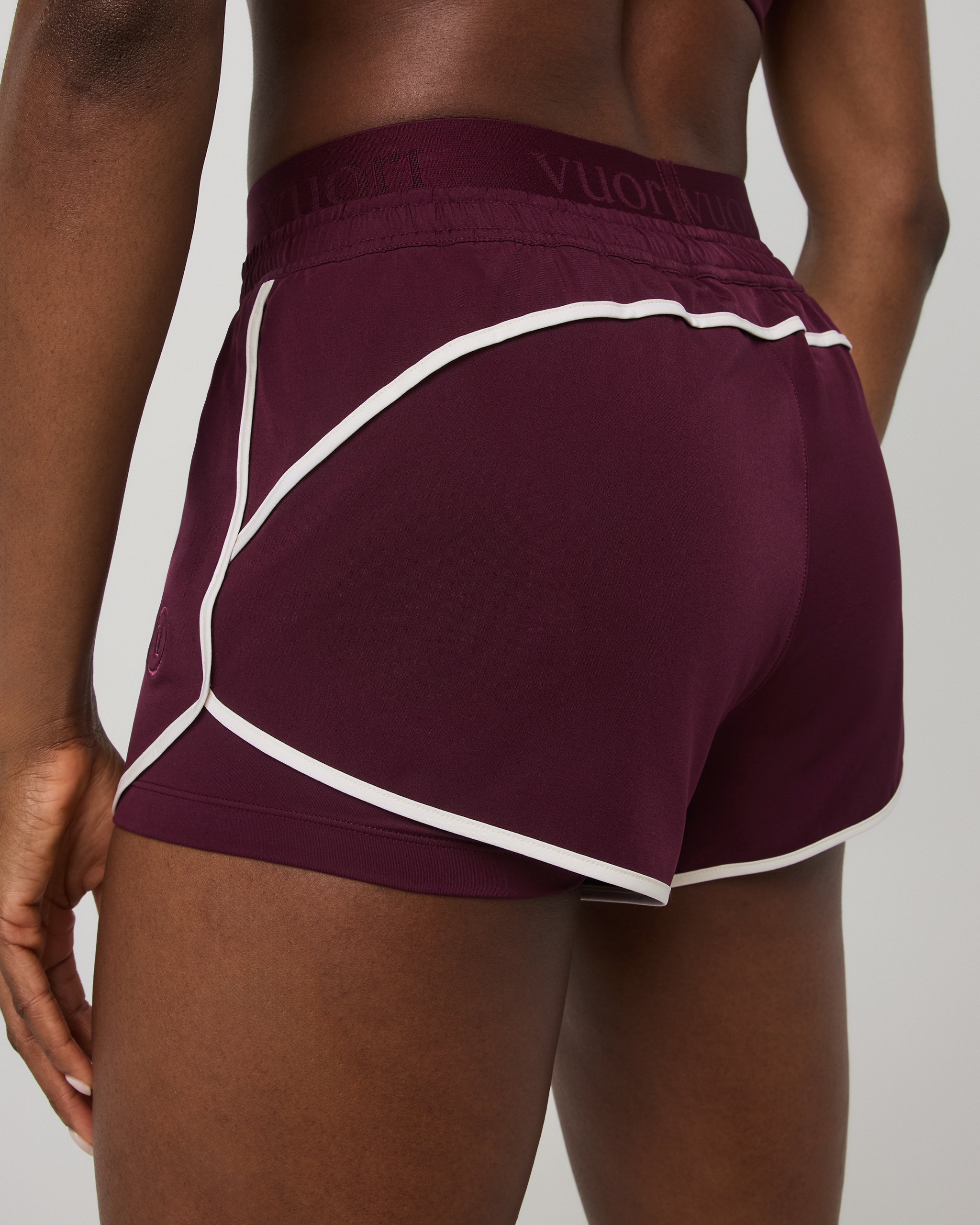 Luna Piped Short | Cerise - Image 5