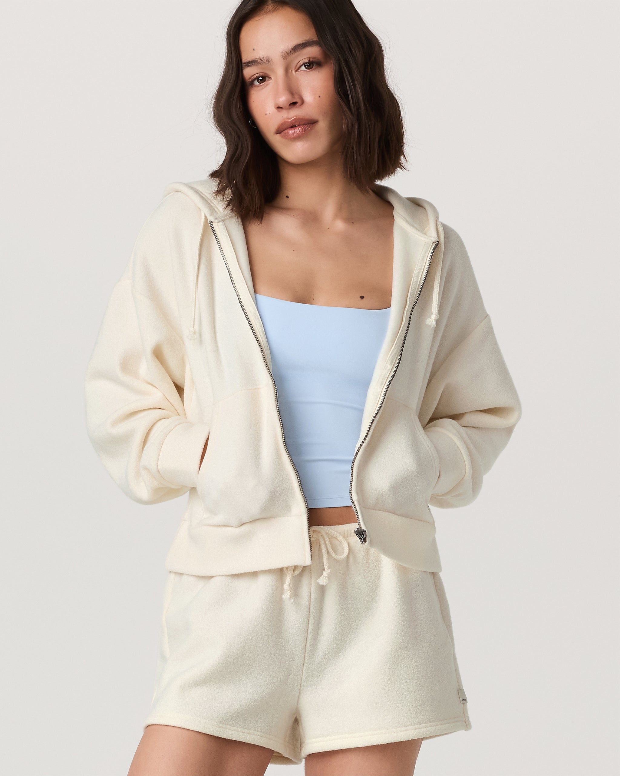 Beach Fleece Short | Natural - Image 5