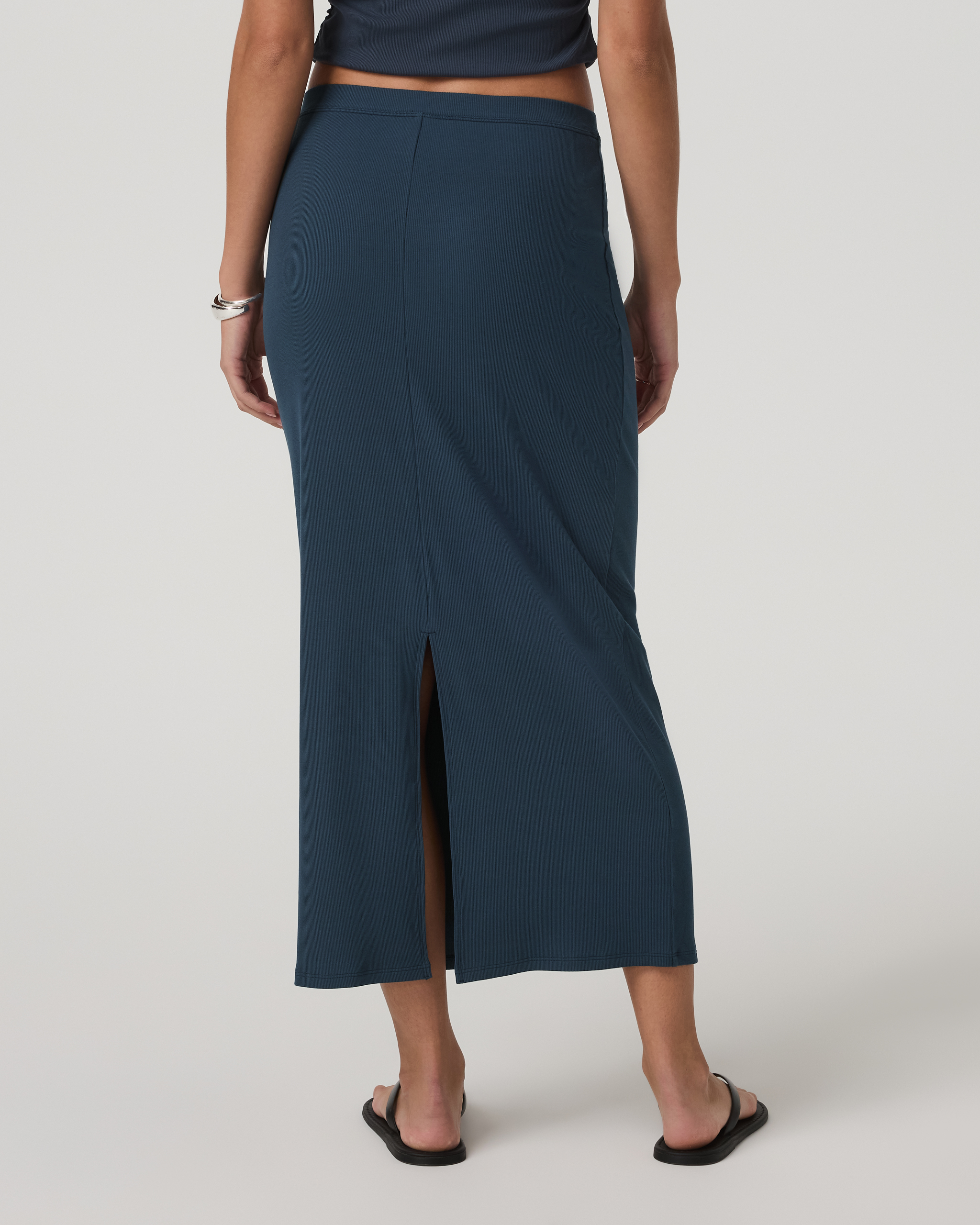 Pose Column Skirt | Ocean Blue - Image 3