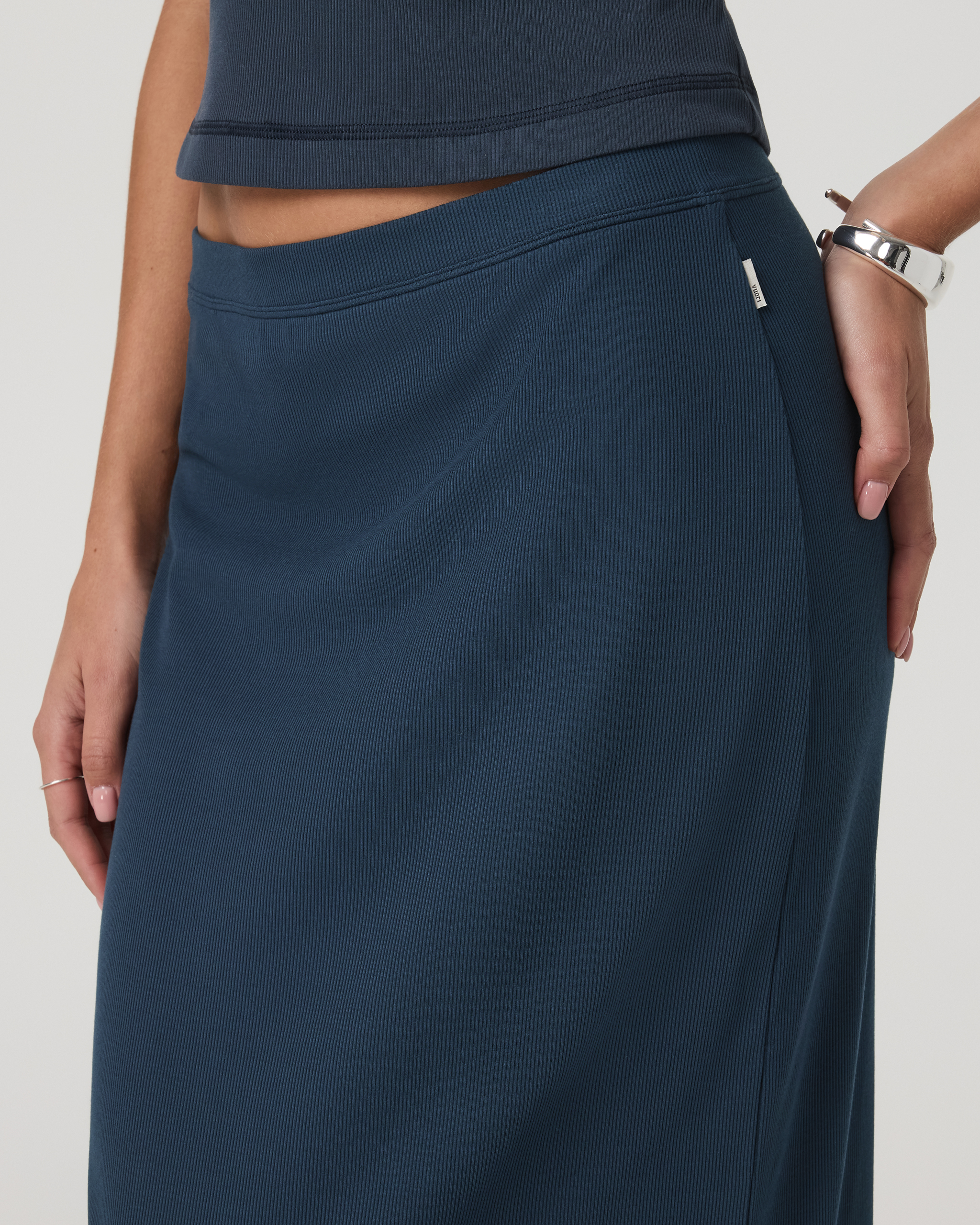 Pose Column Skirt | Ocean Blue - Image 4