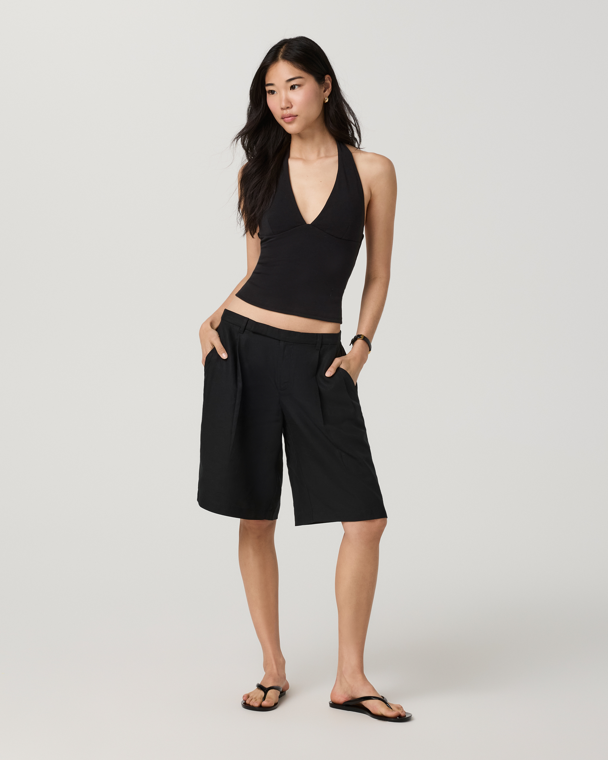 Trestles Low Slung Trouser Short | Black - Image 4