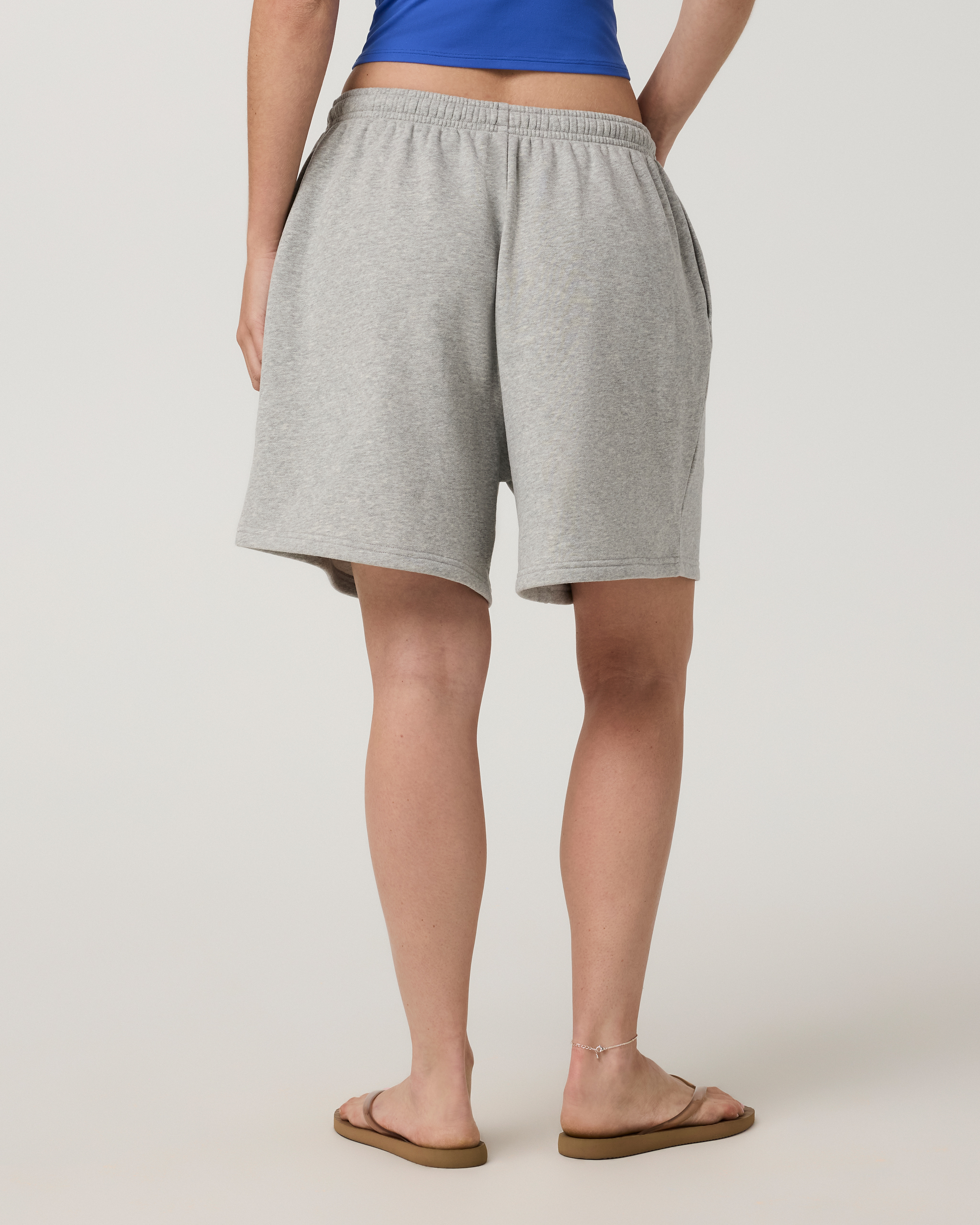 Sedona Retro Boyfriend Short | Light Heather Grey - Image 3