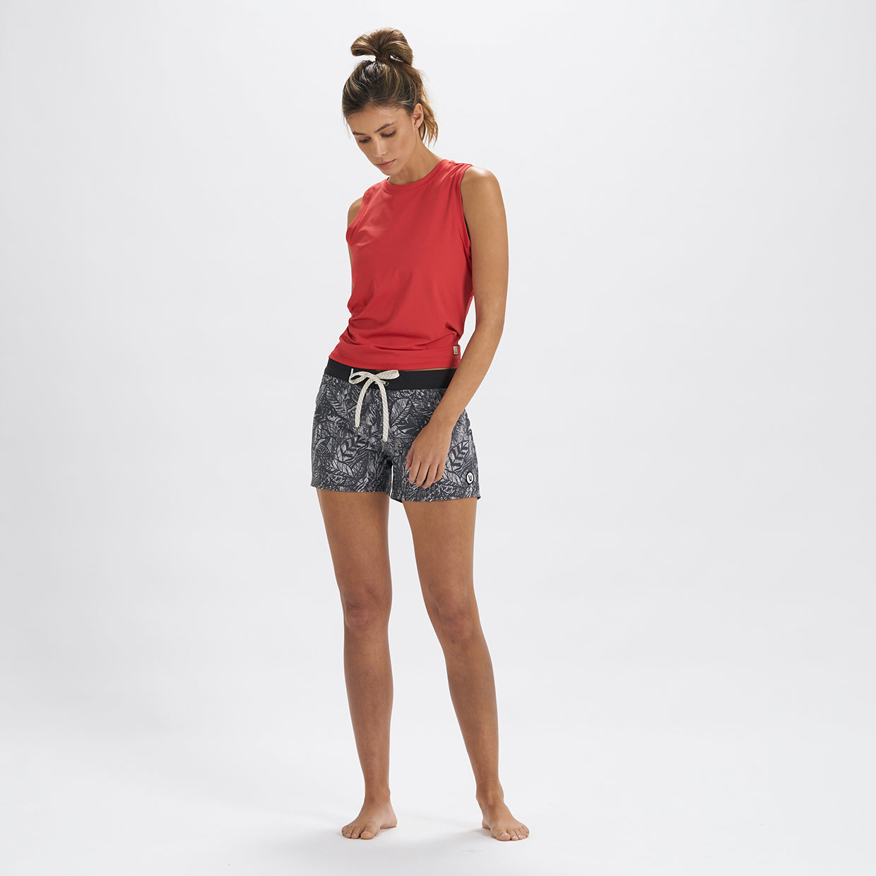 Sea Bound Boardshort | Charcoal Leaf - Image 4