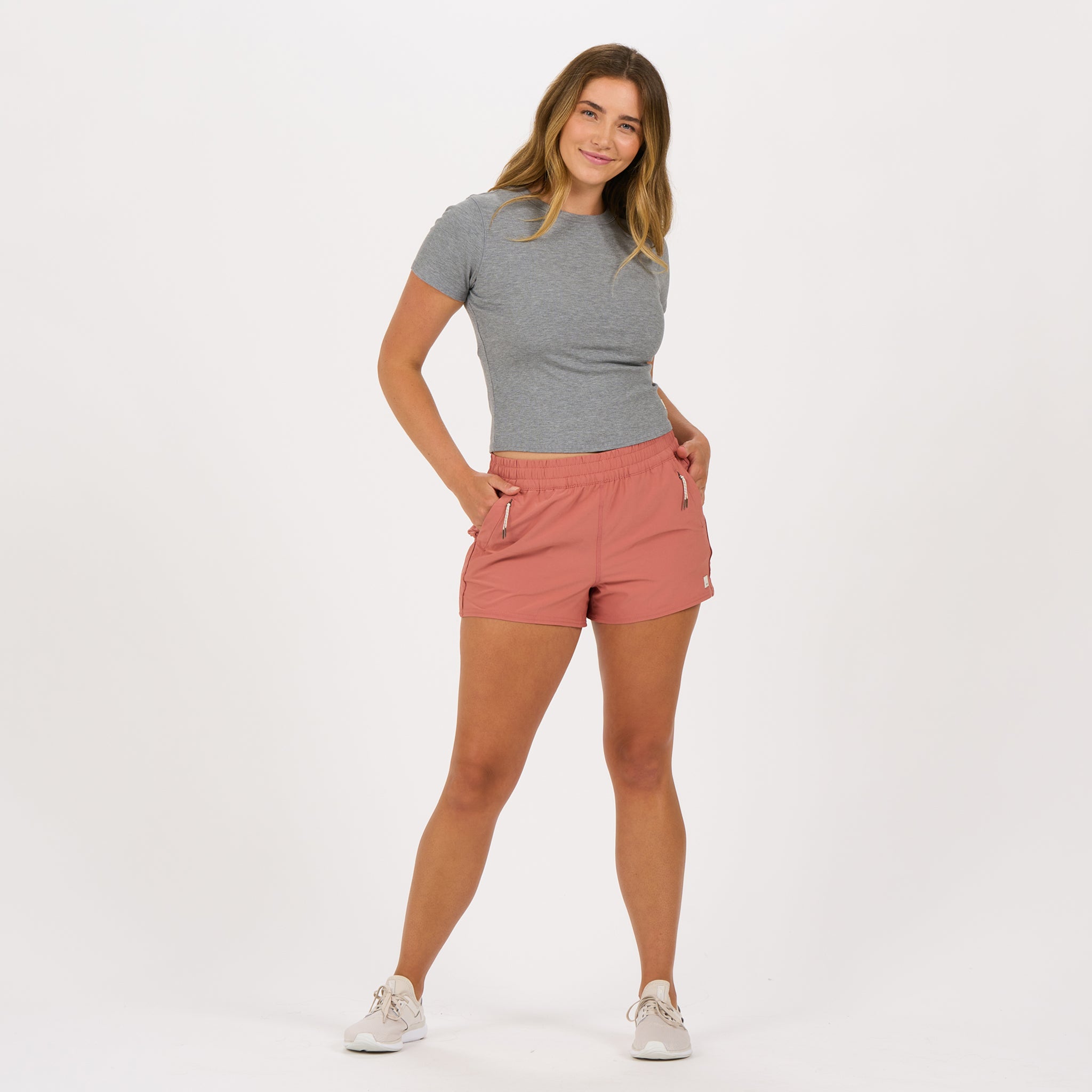 Pose Fitted Tee | Medium Heather Grey - Image 4