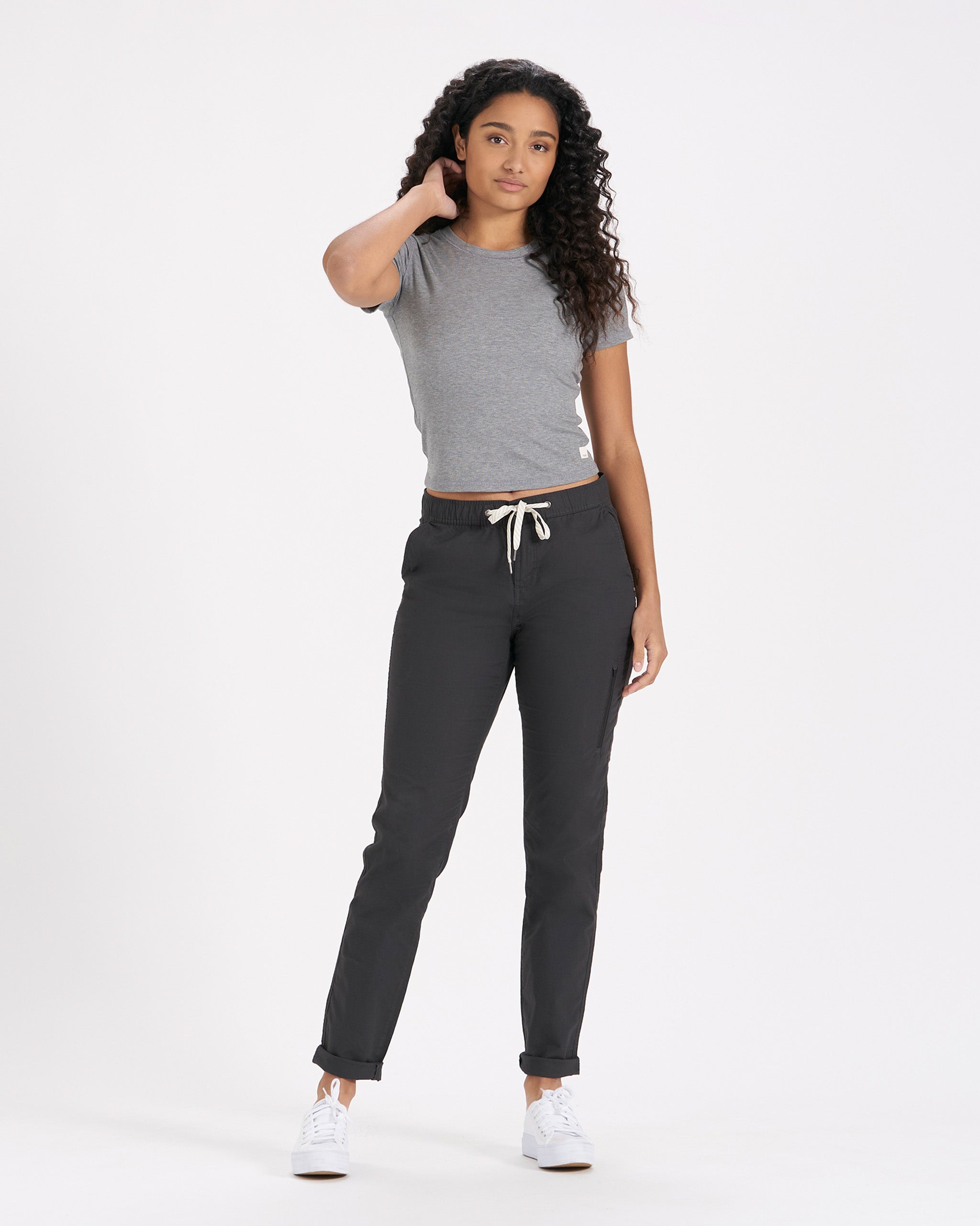 Womens Ripstop Pant - Long | Charcoal - Image 4